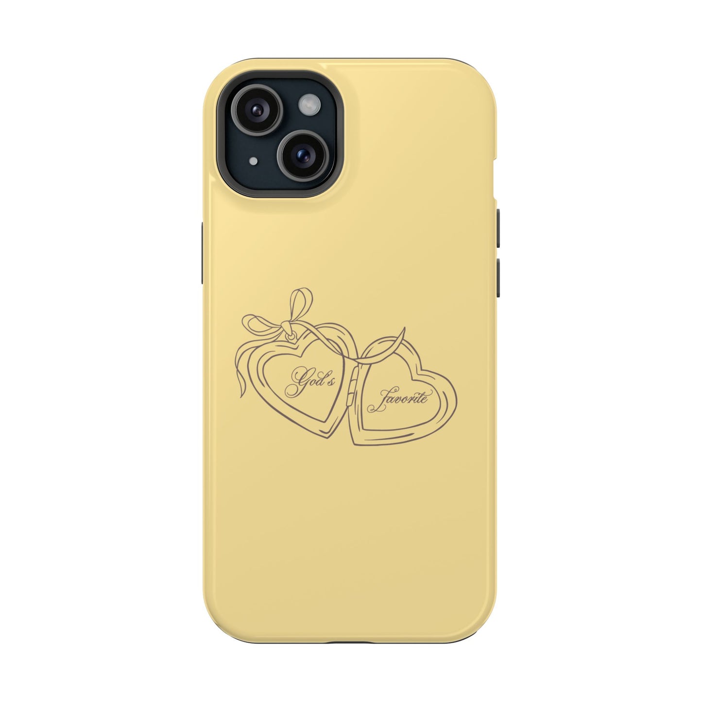 God’s Favorite Butter Yellow Locket MagSafe Phone Case