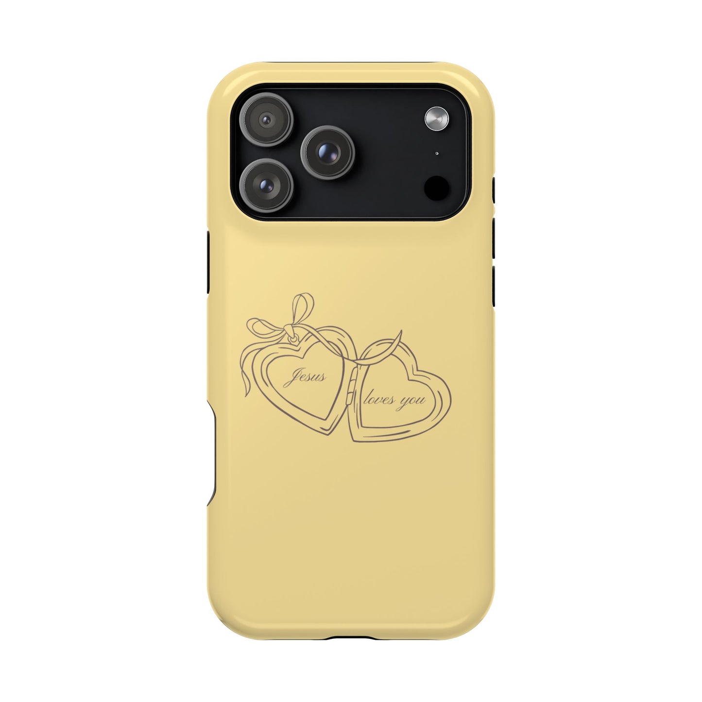 Jesus loves you Butter Locket MagSafe Phone Case