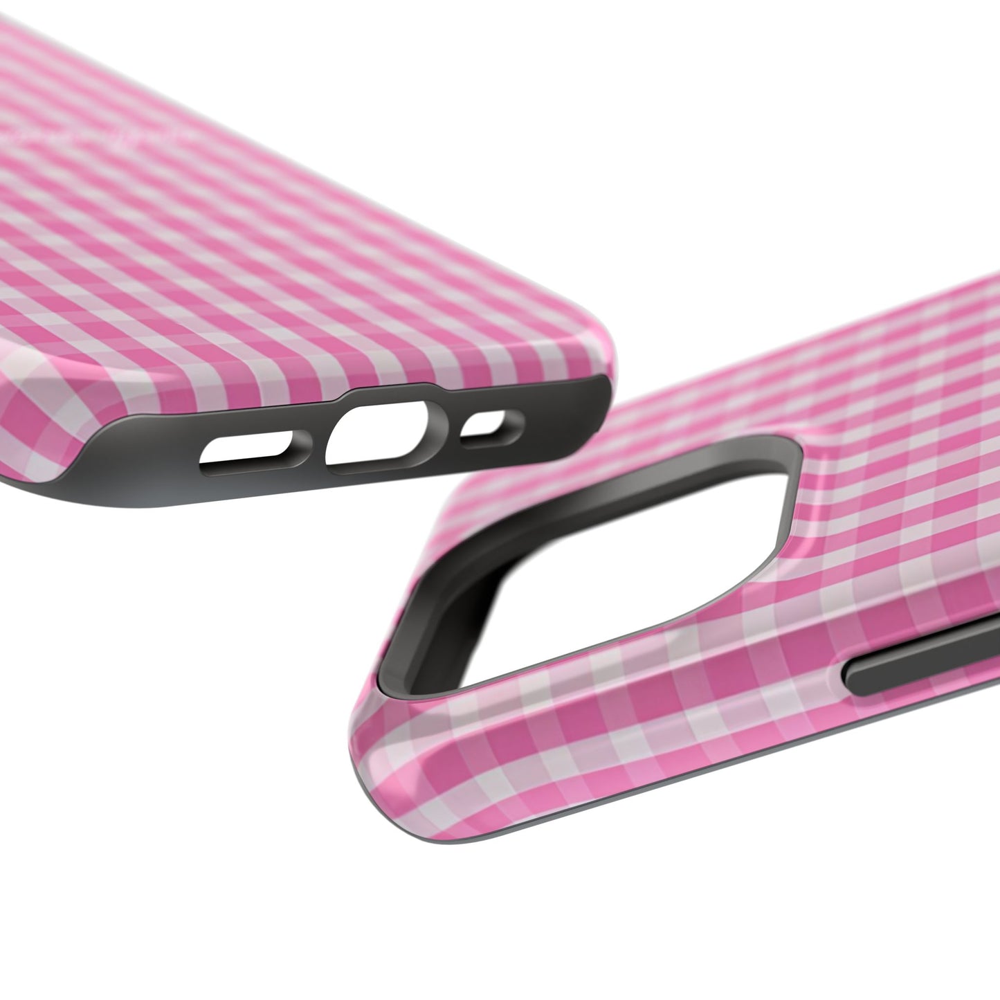Jesus loves you Pink Gingham Phone Case MagSafe