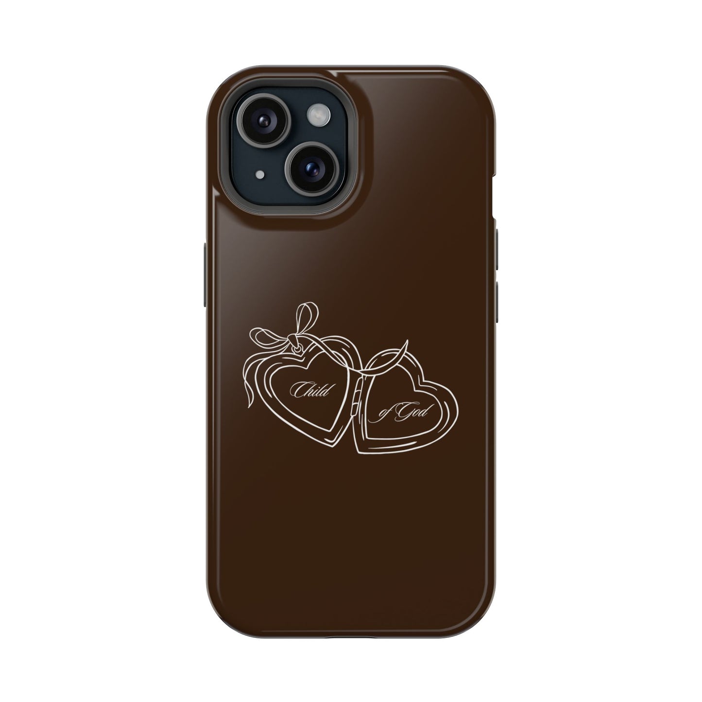Child of God Locket Espresso Phone Case MagSafe