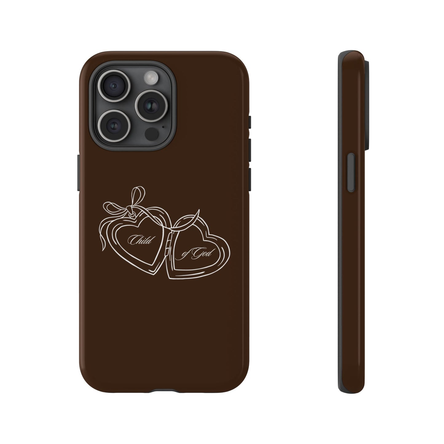 Child of God Locket Espresso Phone Case