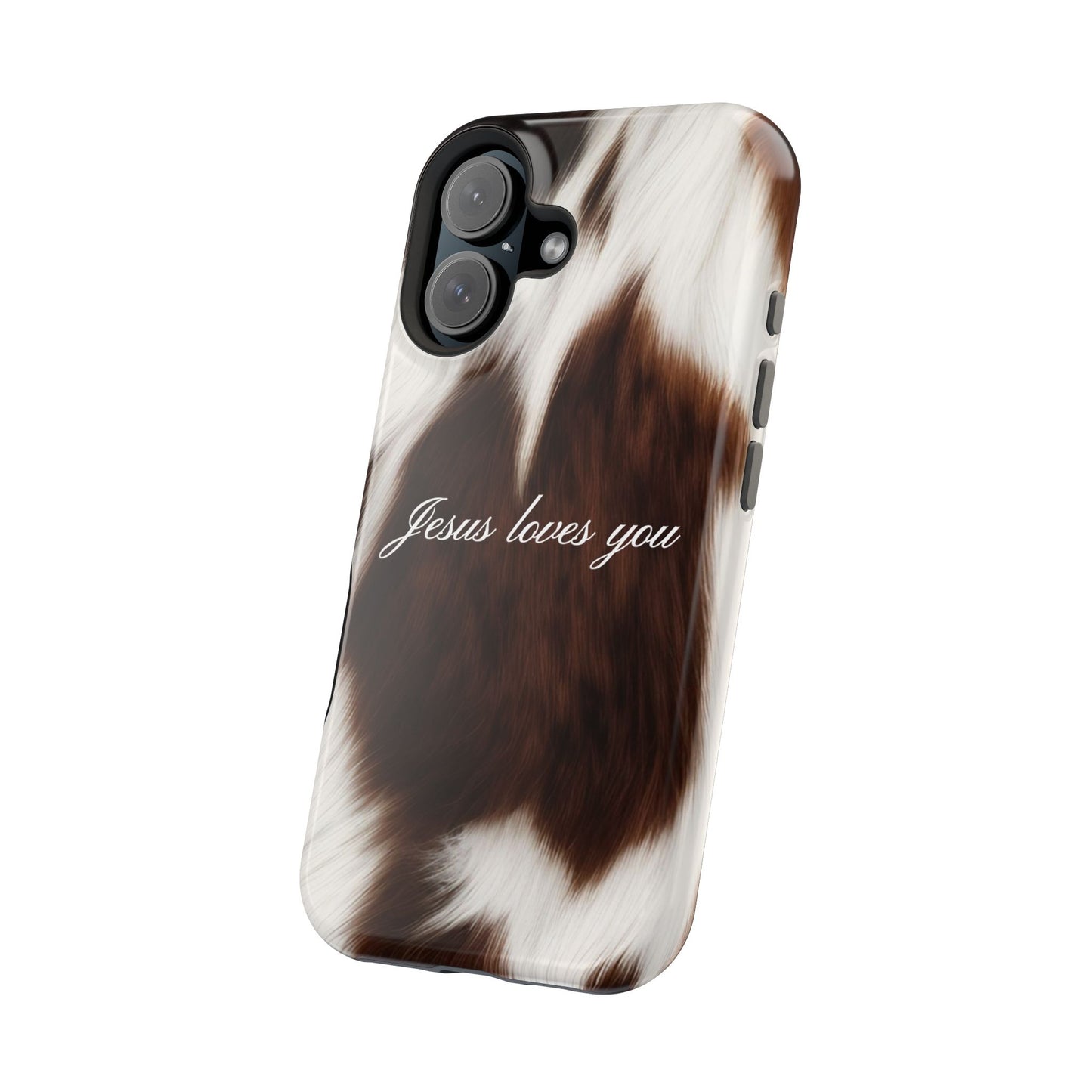 Jesus loves you Cow MagSafe Phone Case