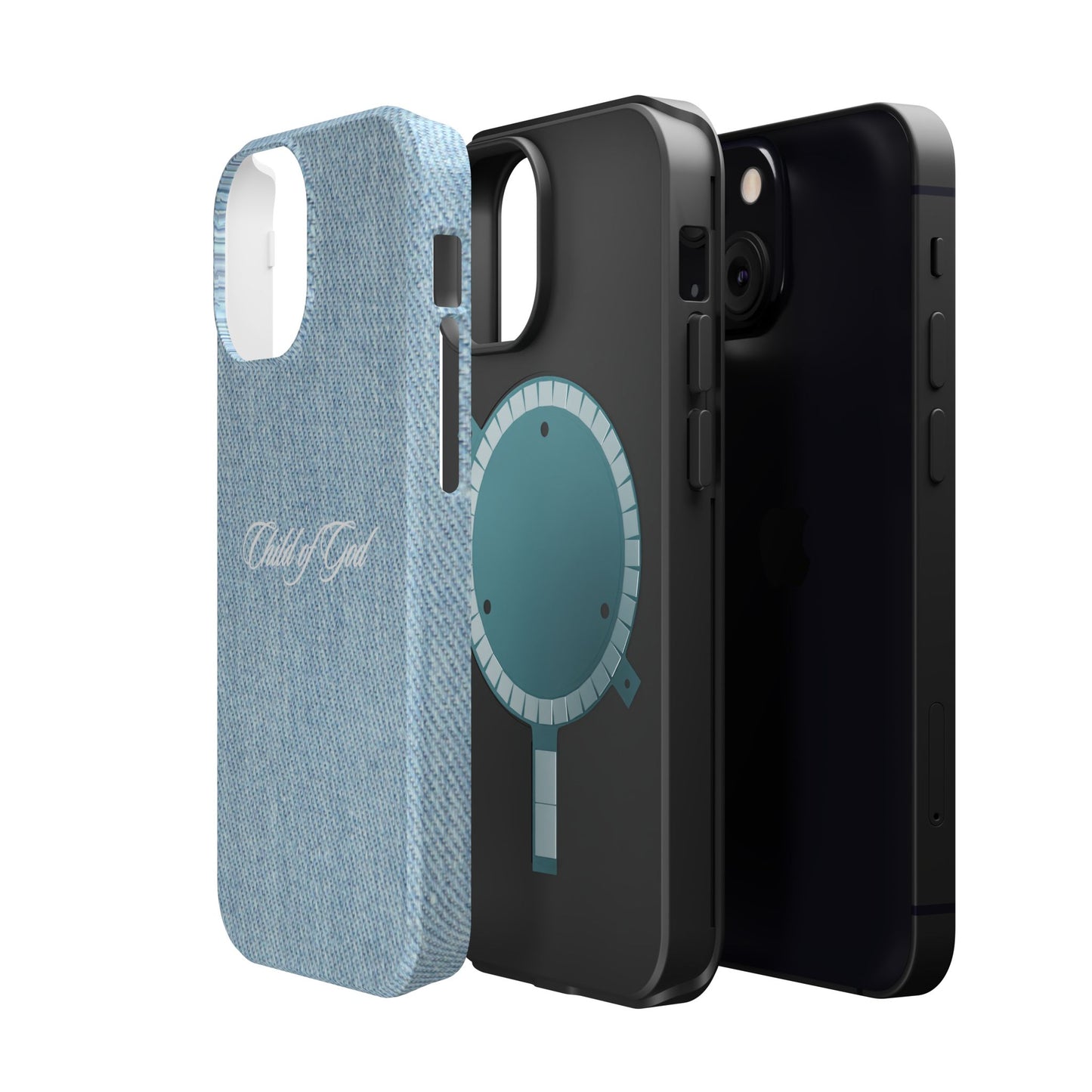 Child of God Denim Phone Case MagSafe
