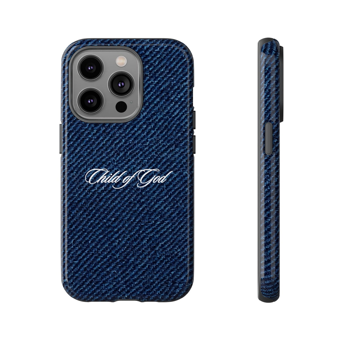 Child of God Denim Phone Case