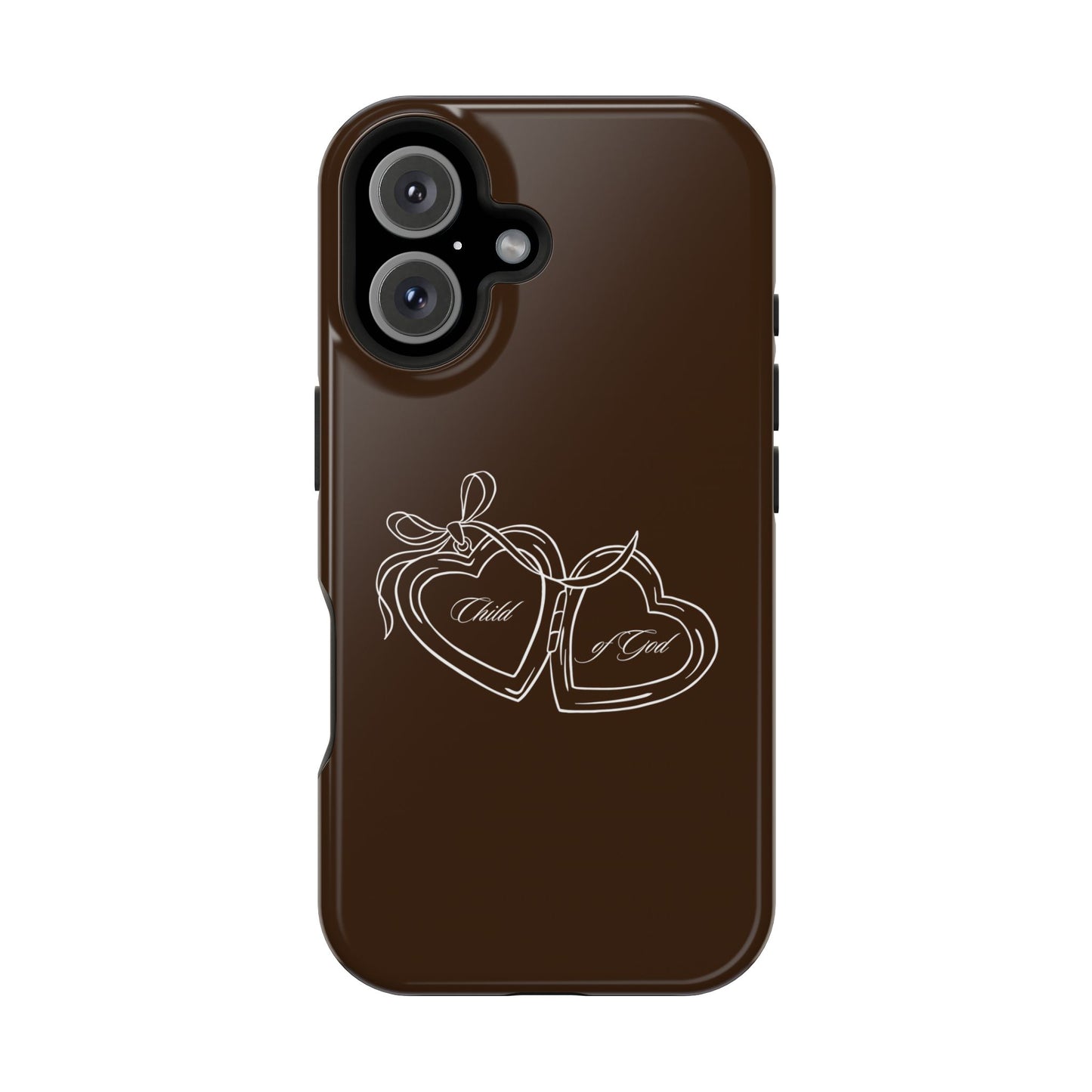 Child of God Locket Espresso Phone Case MagSafe