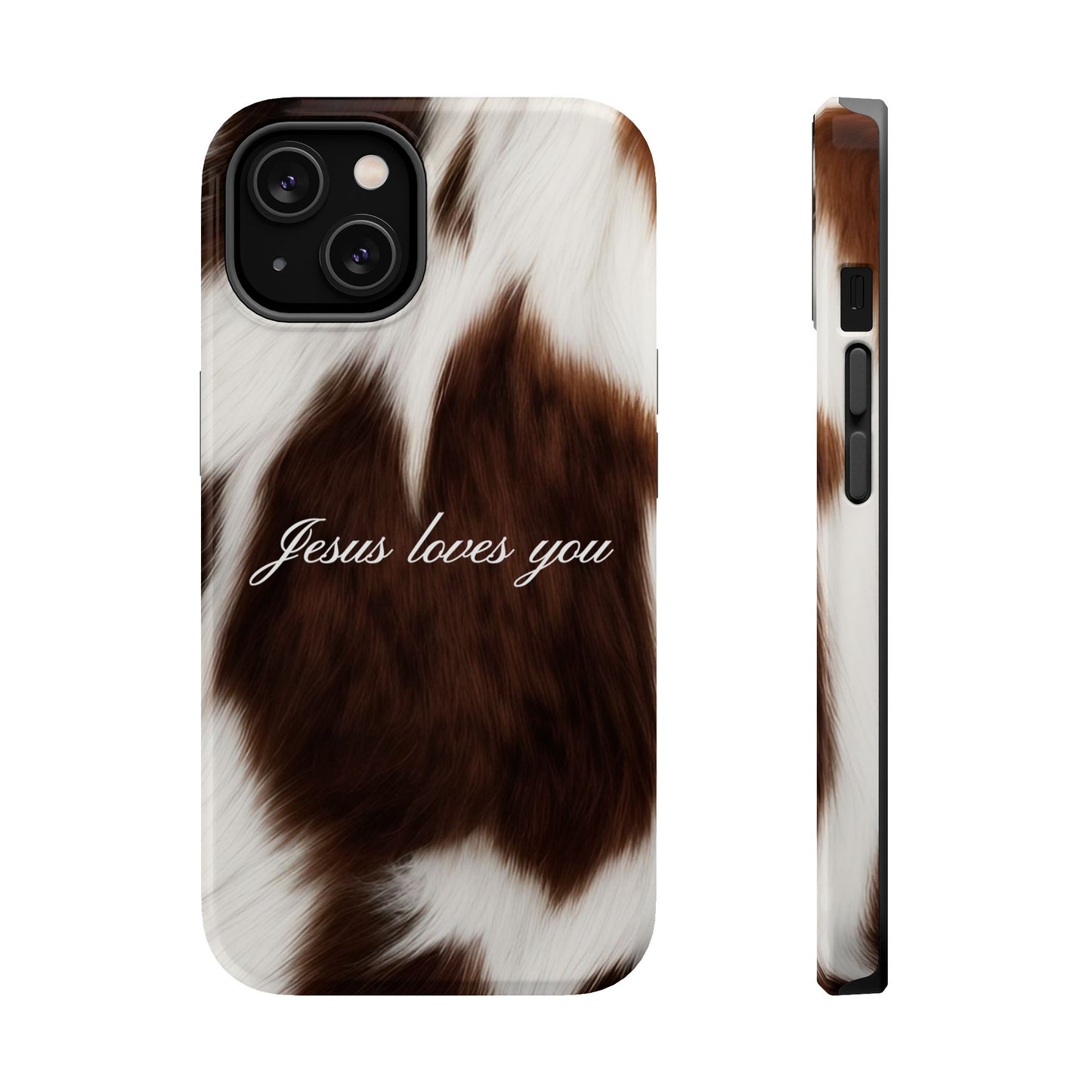 Jesus loves you Cow MagSafe Phone Case
