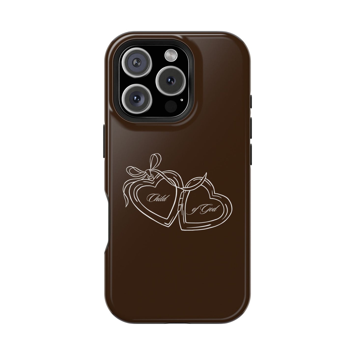 Child of God Locket Espresso Phone Case MagSafe