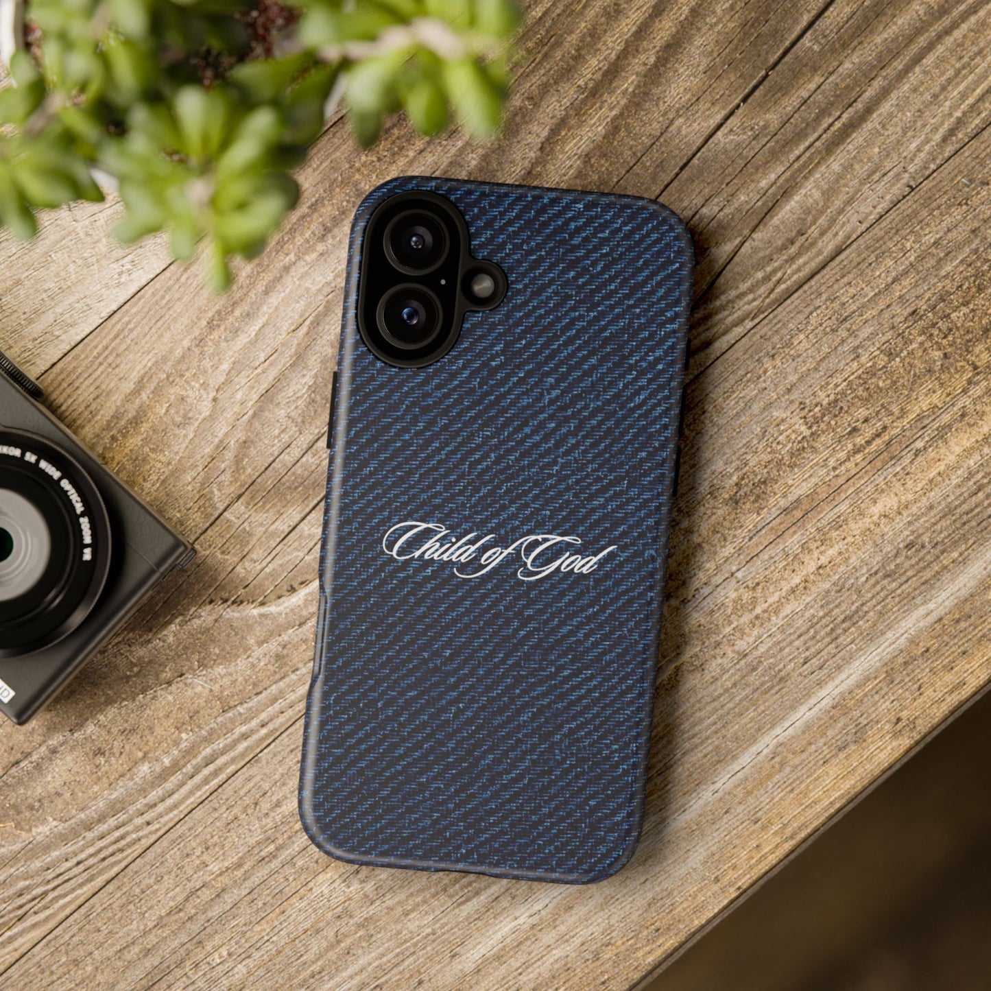 Child of God Denim Phone Case