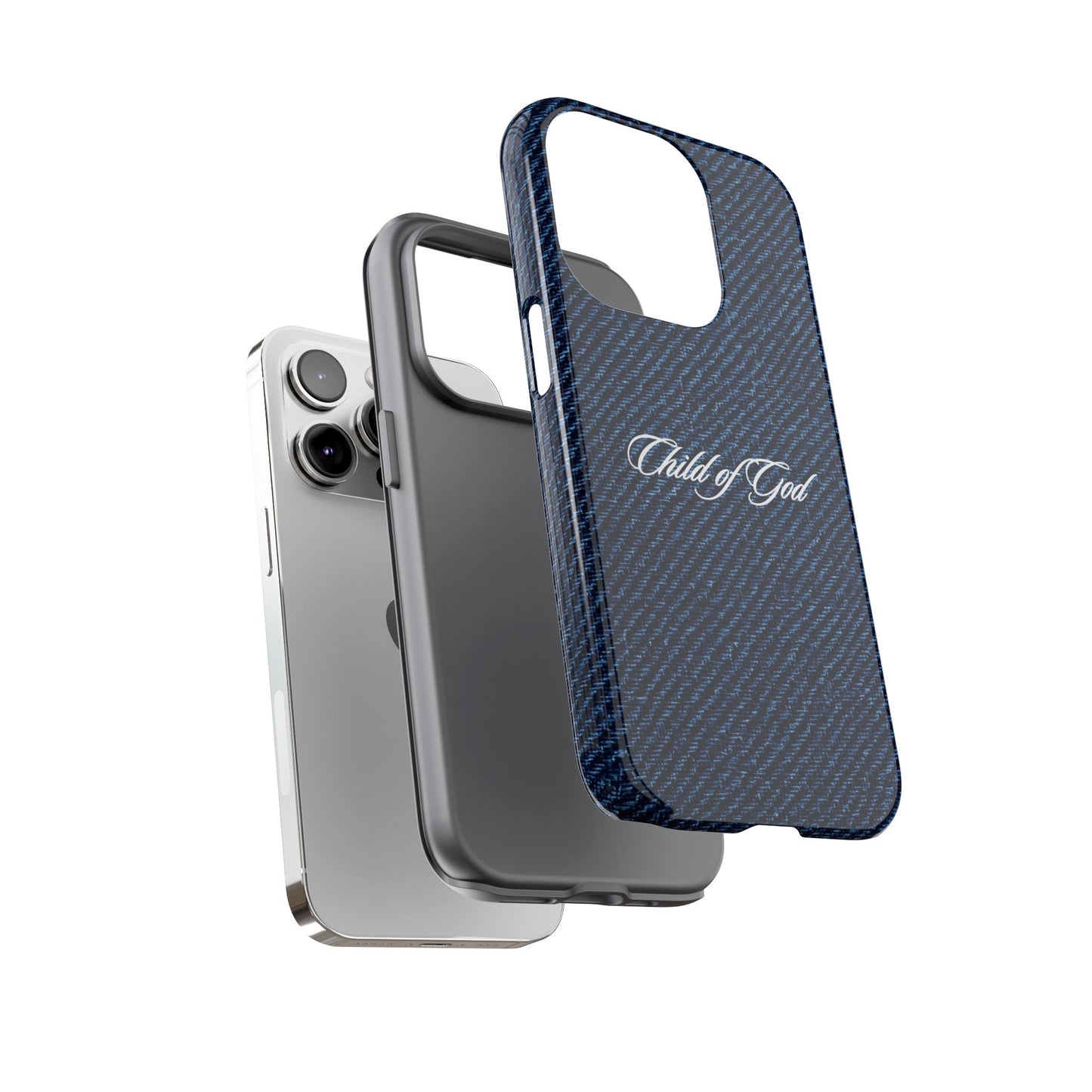 Child of God Denim Phone Case