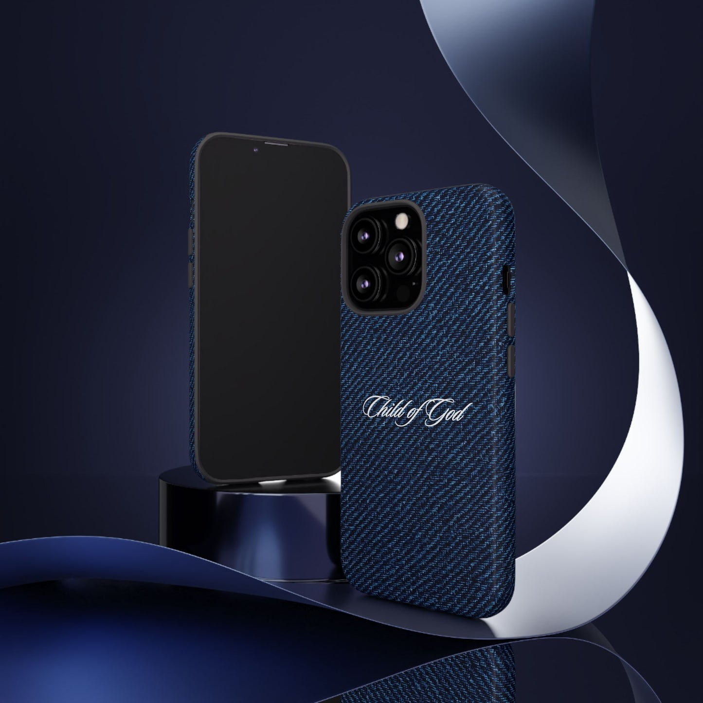 Child of God Denim Phone Case