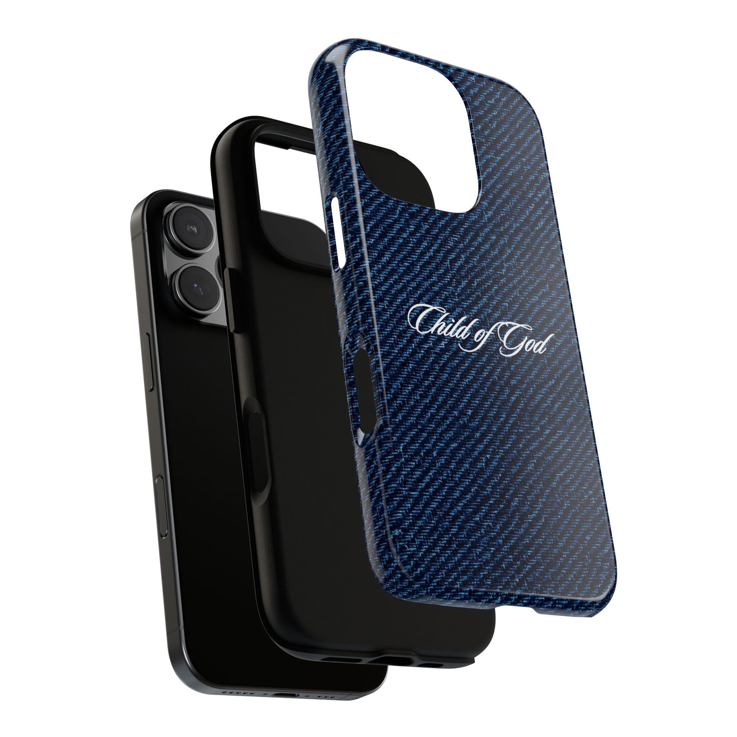 Child of God Denim Phone Case