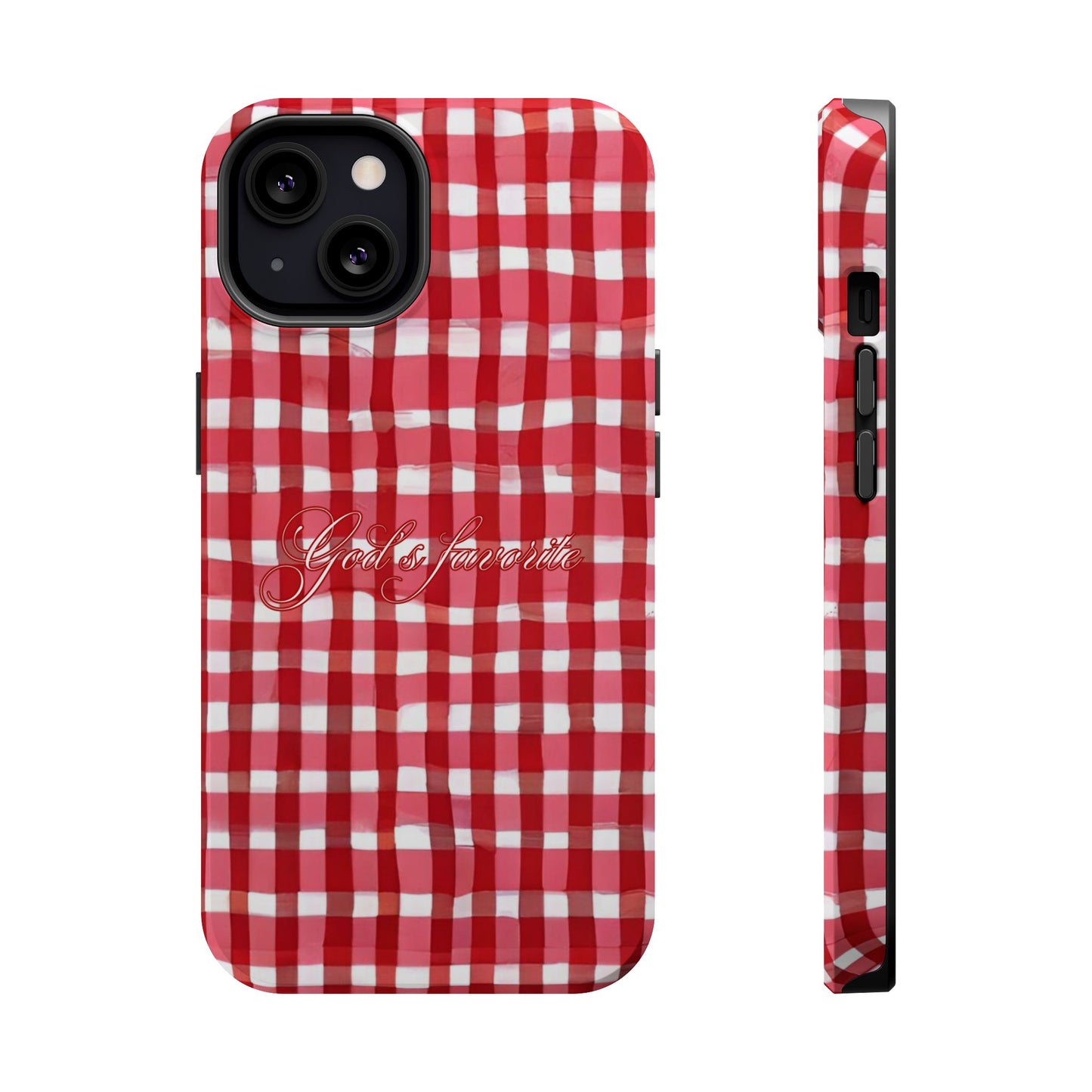 God’s favorite Gingham MagSafe Phone Case