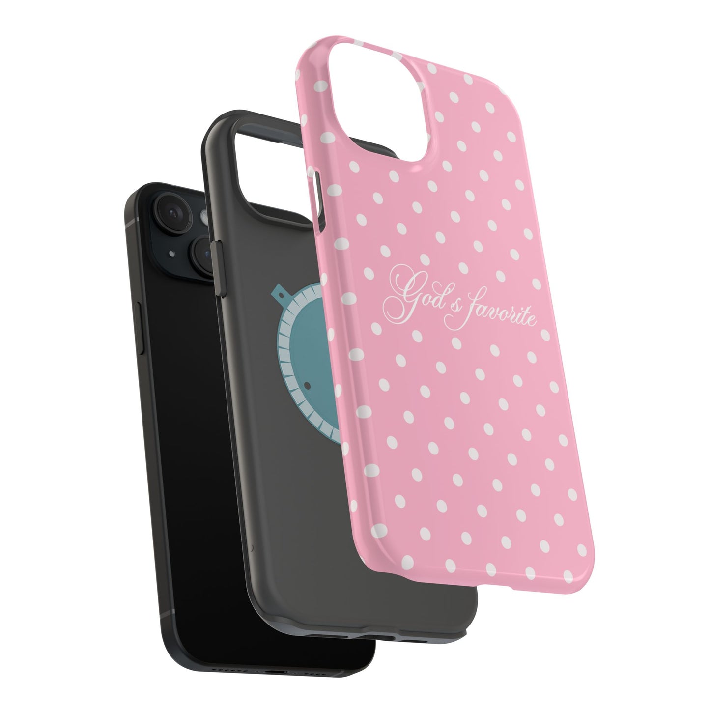 God’s favorite Pink Polka Dot MagSafe Phone Case