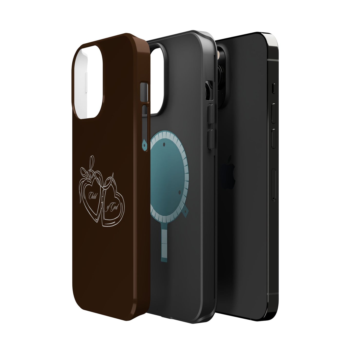 Child of God Locket Espresso Phone Case MagSafe