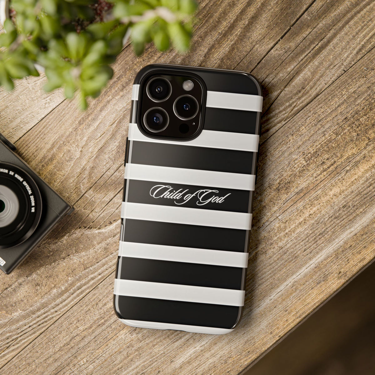 Child of God Striped Phone Case