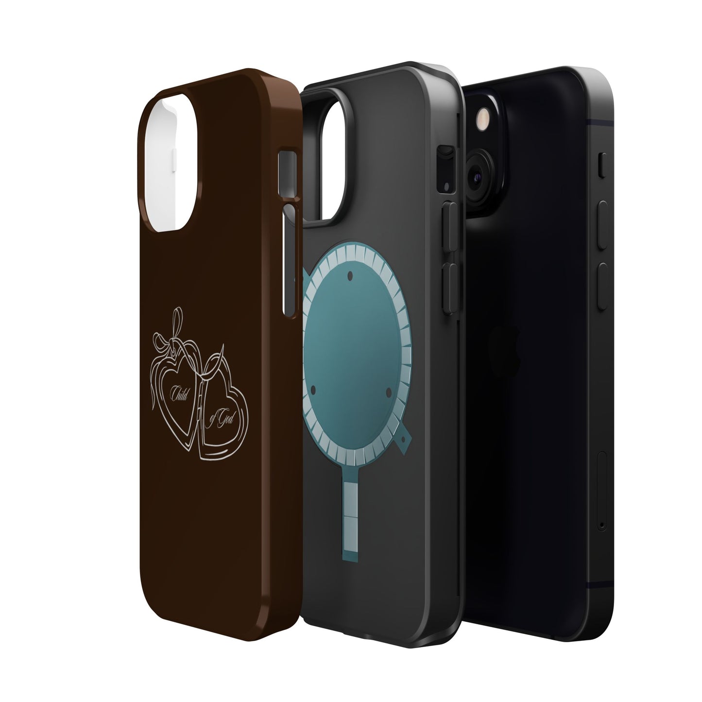 Child of God Locket Espresso Phone Case MagSafe