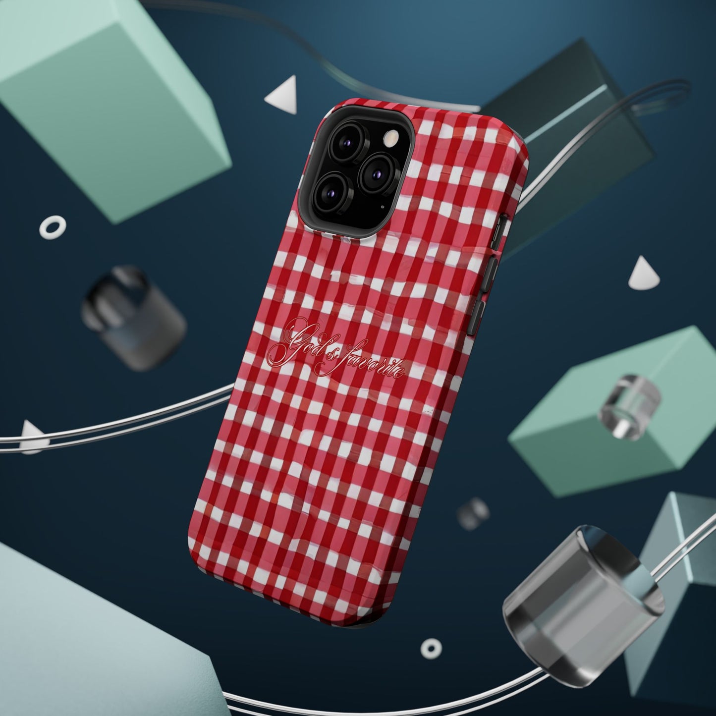 God’s favorite Gingham MagSafe Phone Case