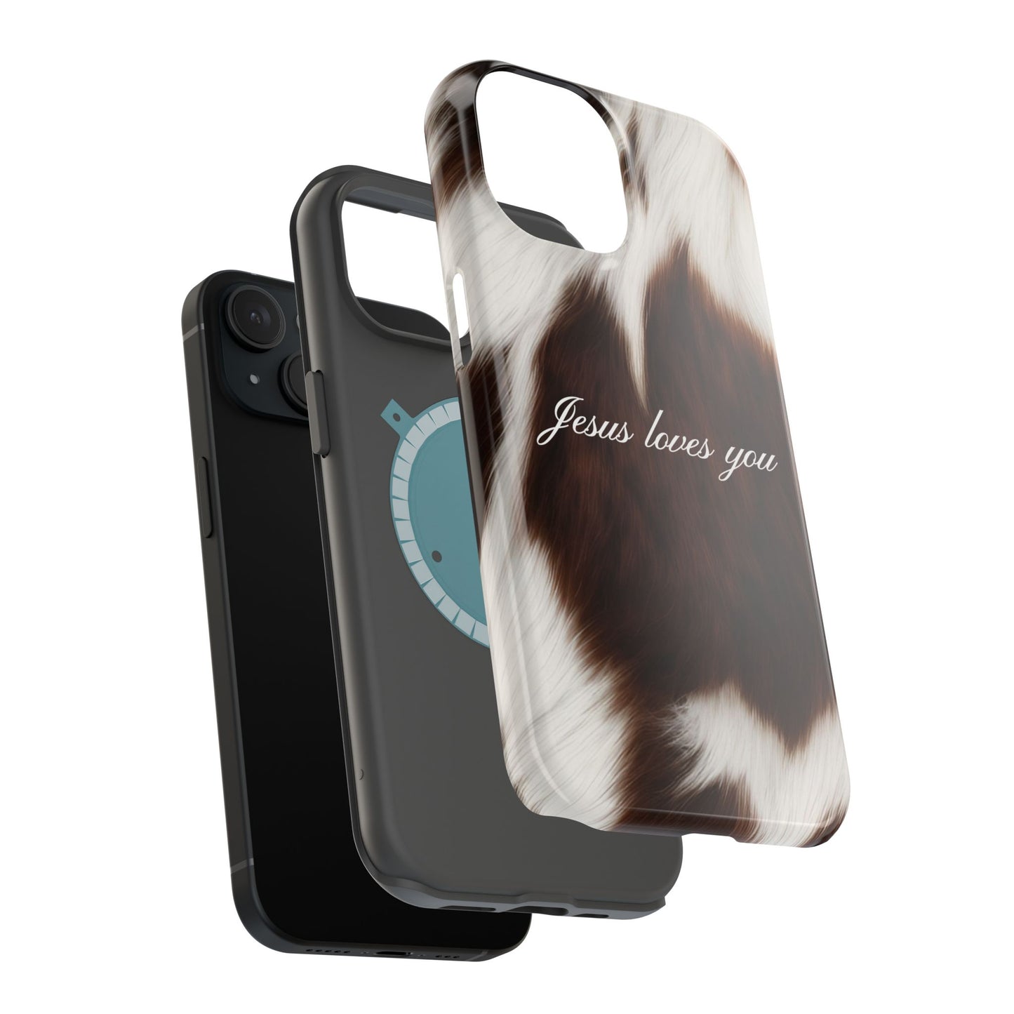 Jesus loves you Cow MagSafe Phone Case