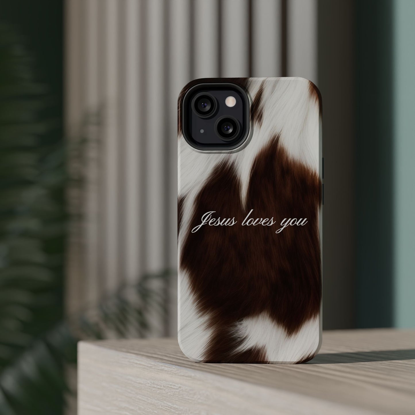 Jesus loves you Cow MagSafe Phone Case