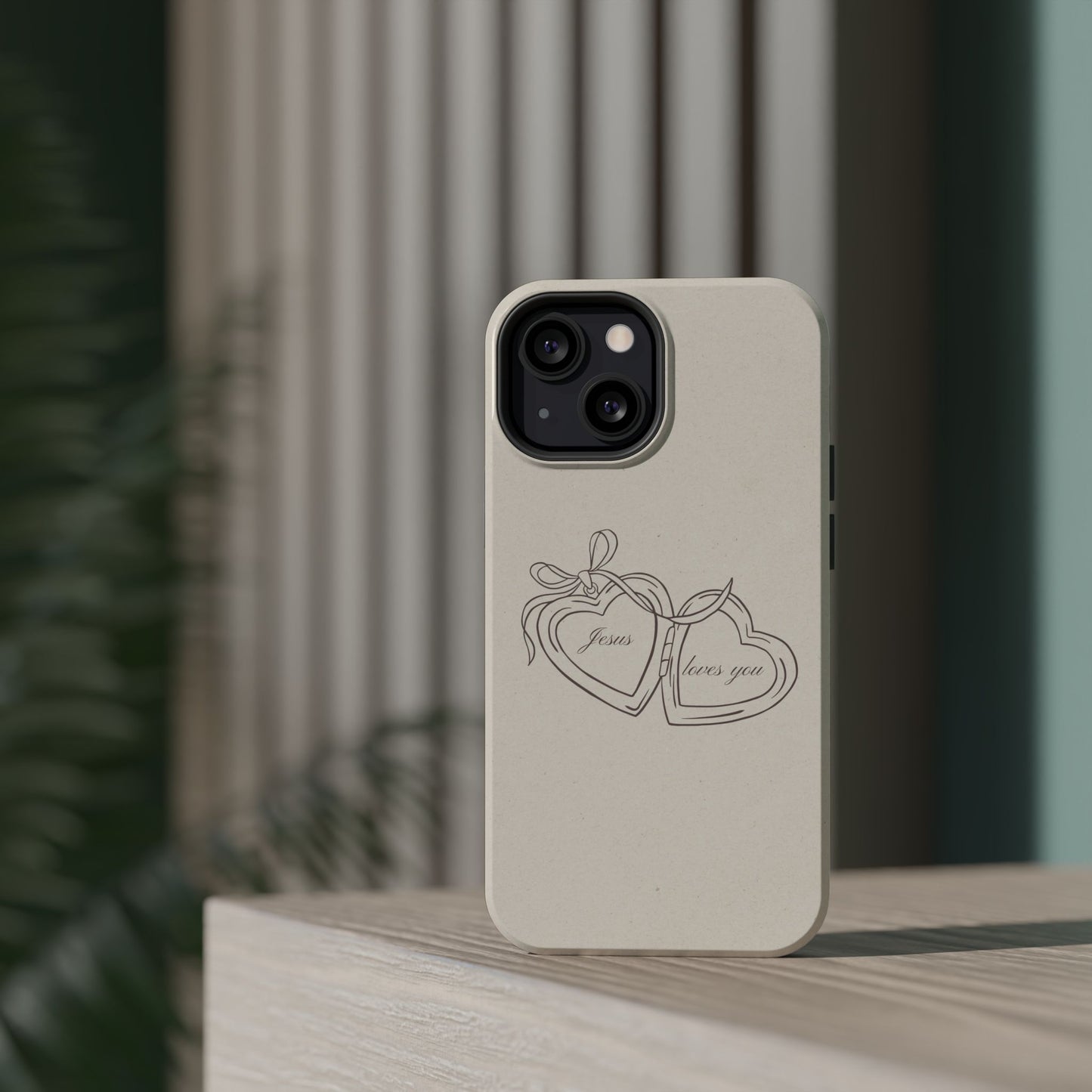 Jesus loves you Locket MagSafe Phone Case