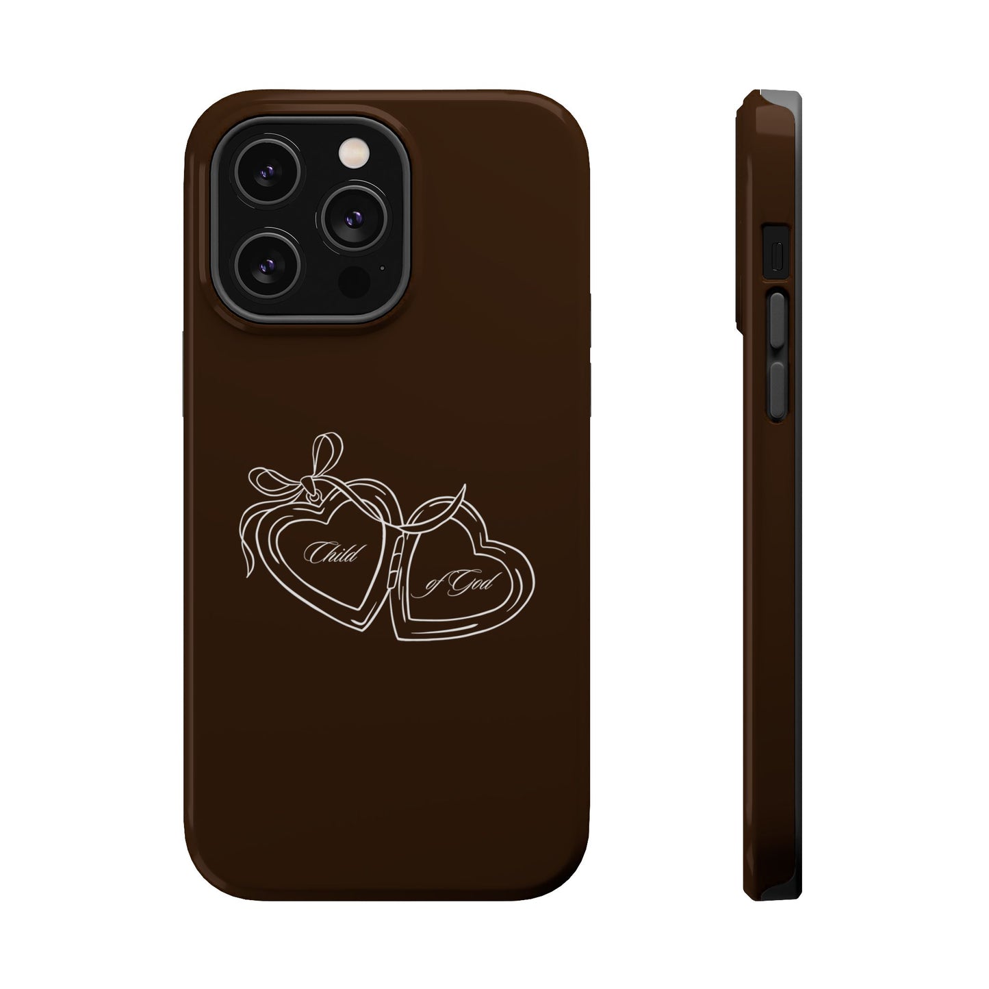 Child of God Locket Espresso Phone Case MagSafe