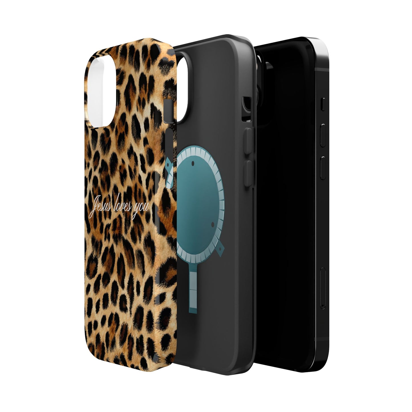 Jesus loves you Leopard Phone Case MagSafe