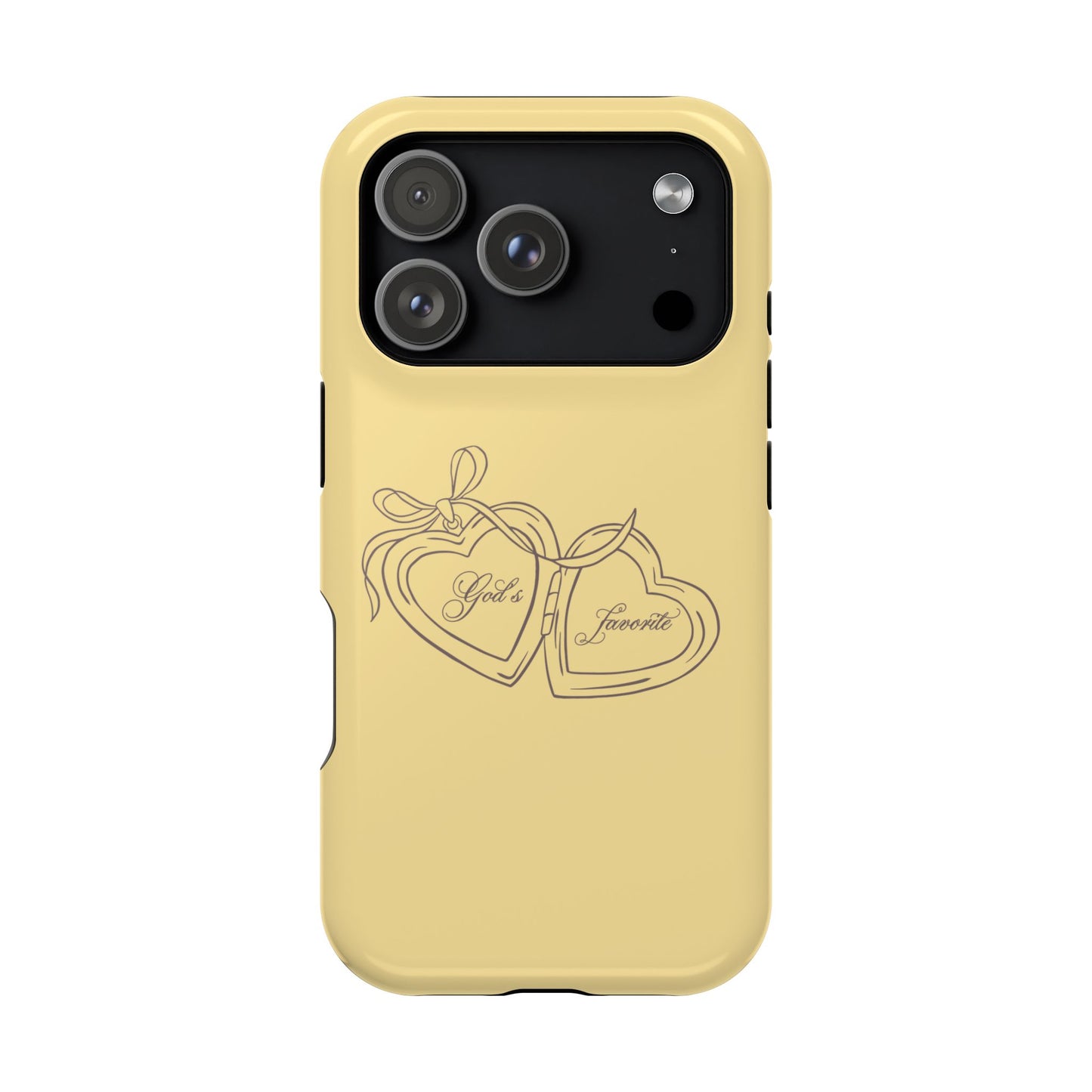 God’s Favorite Butter Yellow Locket MagSafe Phone Case