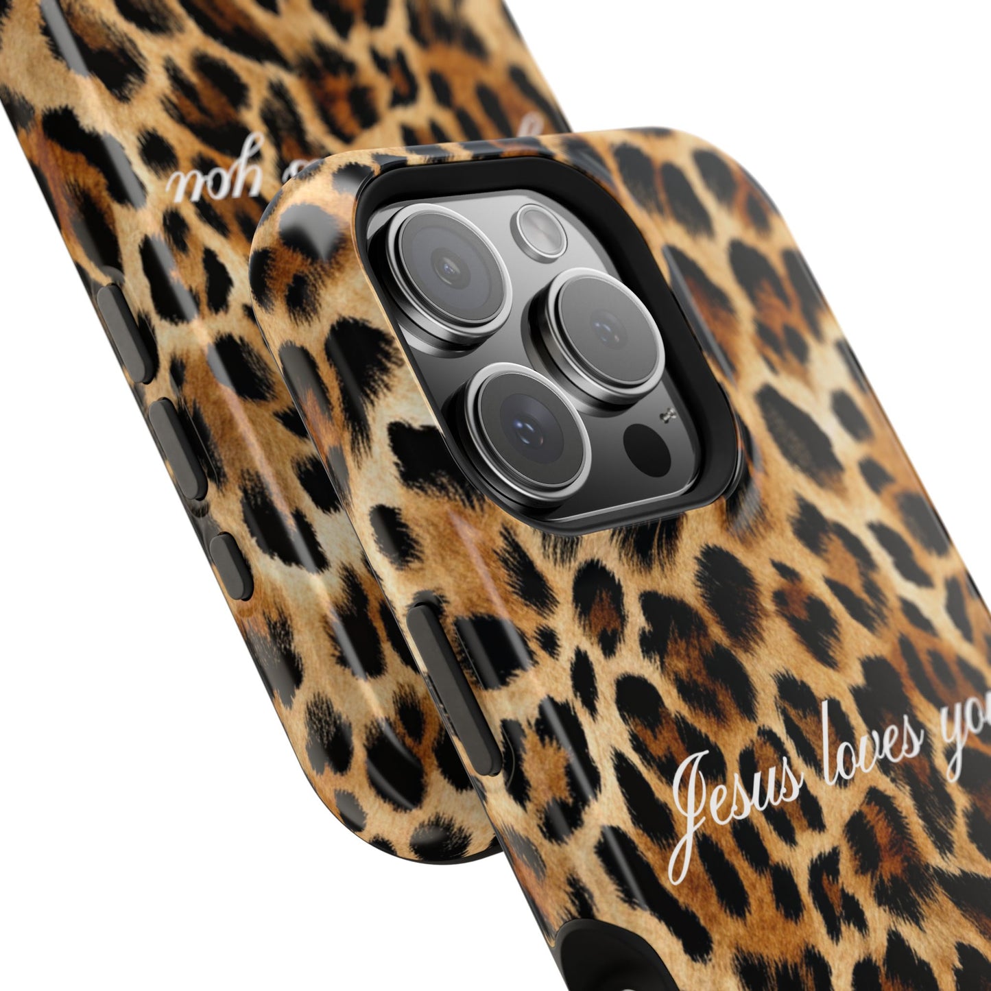 Jesus loves you Leopard Phone Case MagSafe