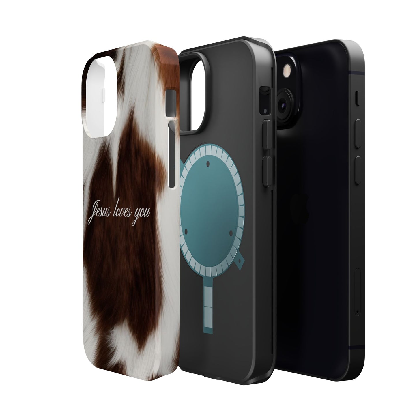 Jesus loves you Cow MagSafe Phone Case