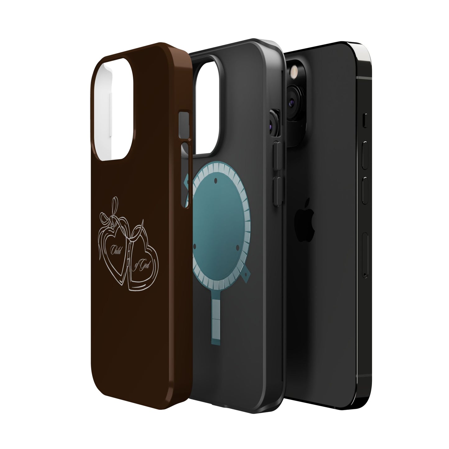 Child of God Locket Espresso Phone Case MagSafe