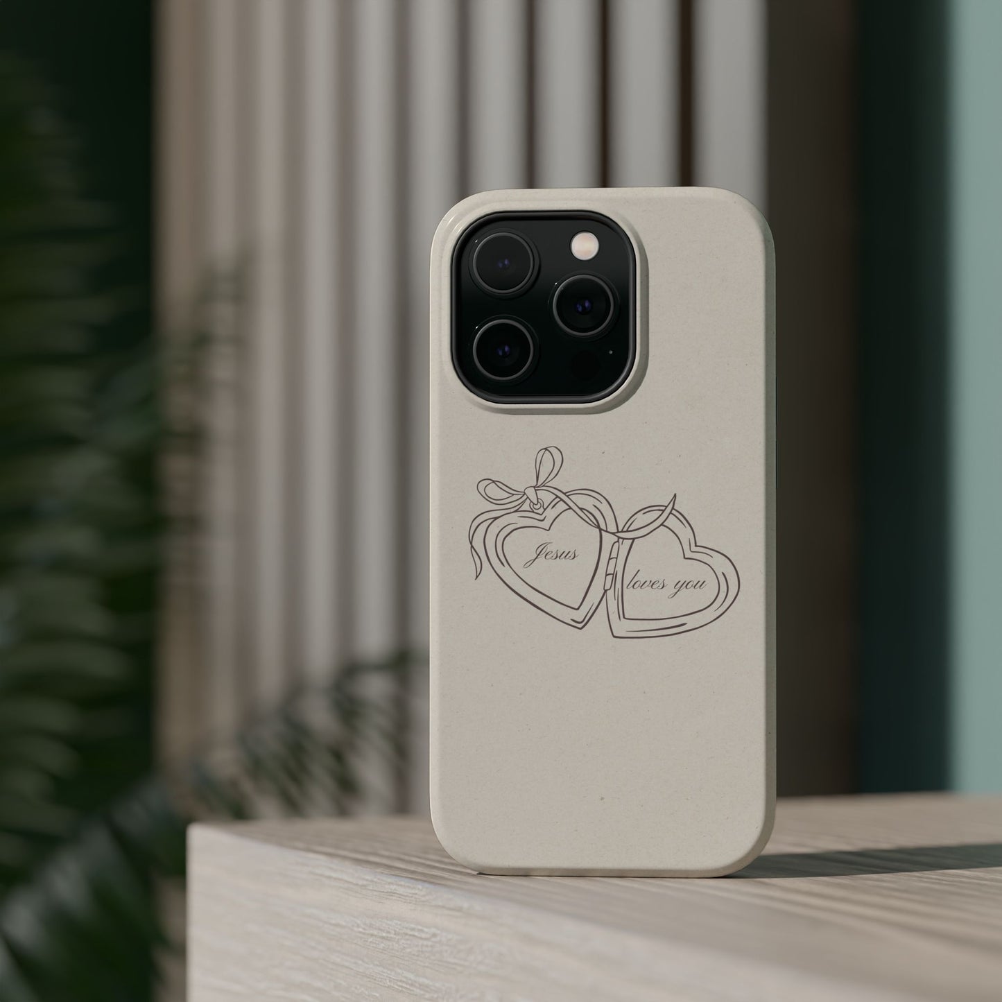 Jesus loves you Locket MagSafe Phone Case