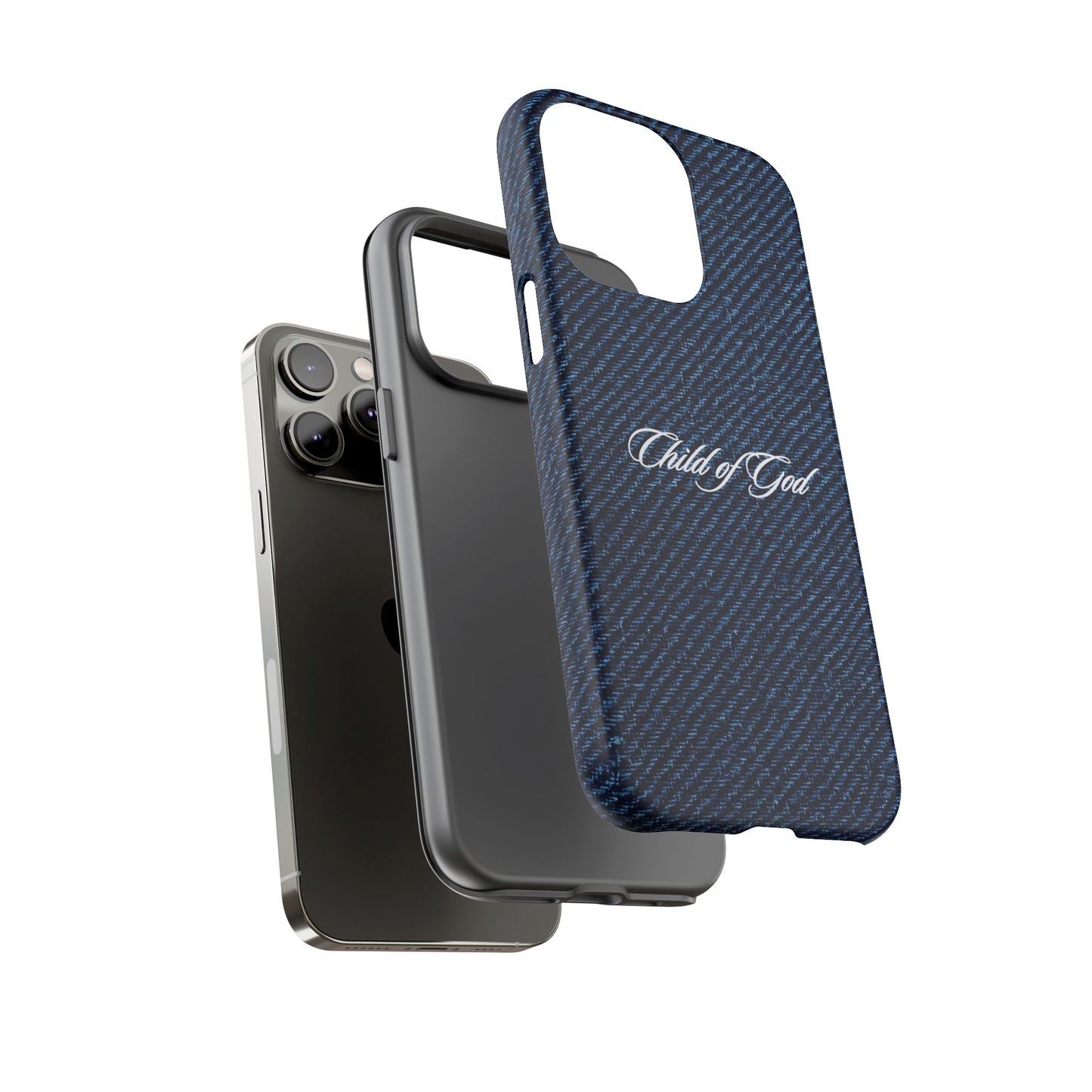 Child of God Denim Phone Case