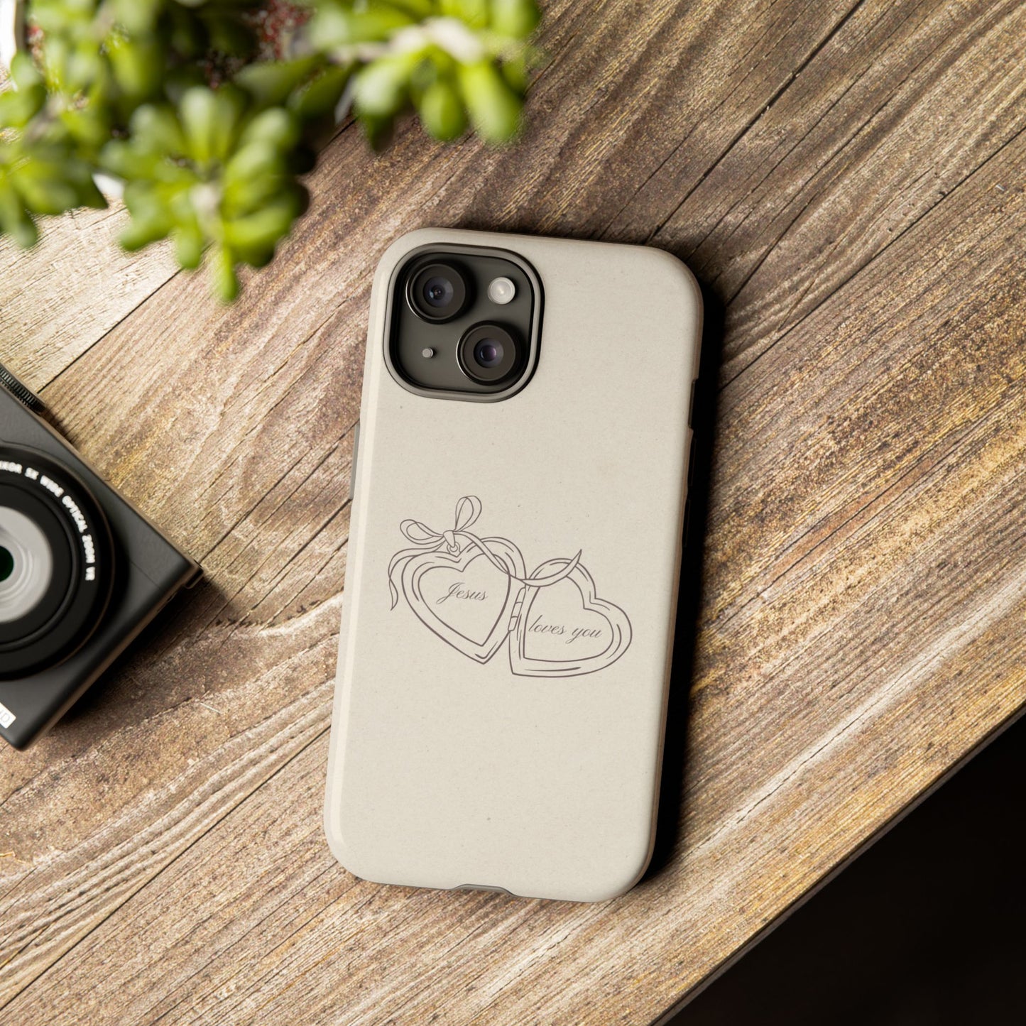 Jesus loves you Locket Phone Case