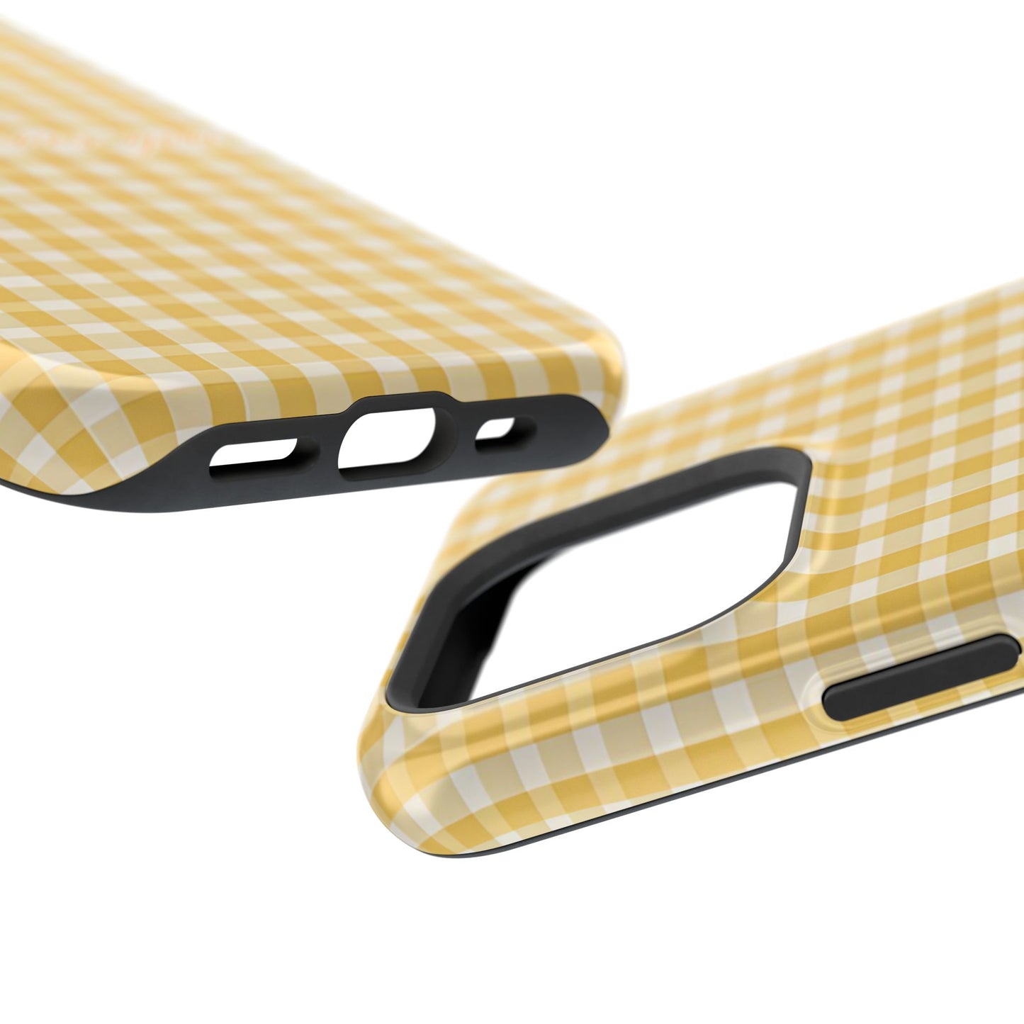 Jesus loves you Gingham Yellow Phone Case MagSafe