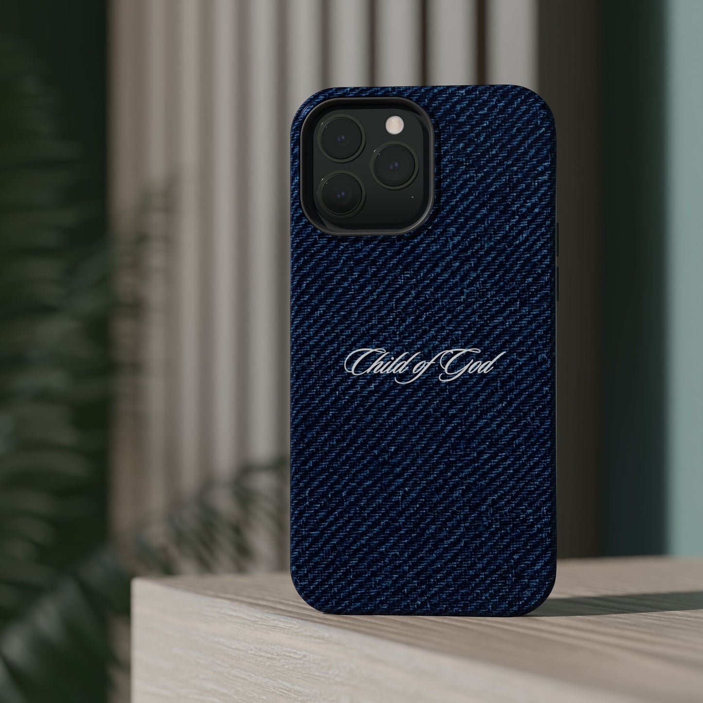 Child of God Denim MagSafe Phone Case