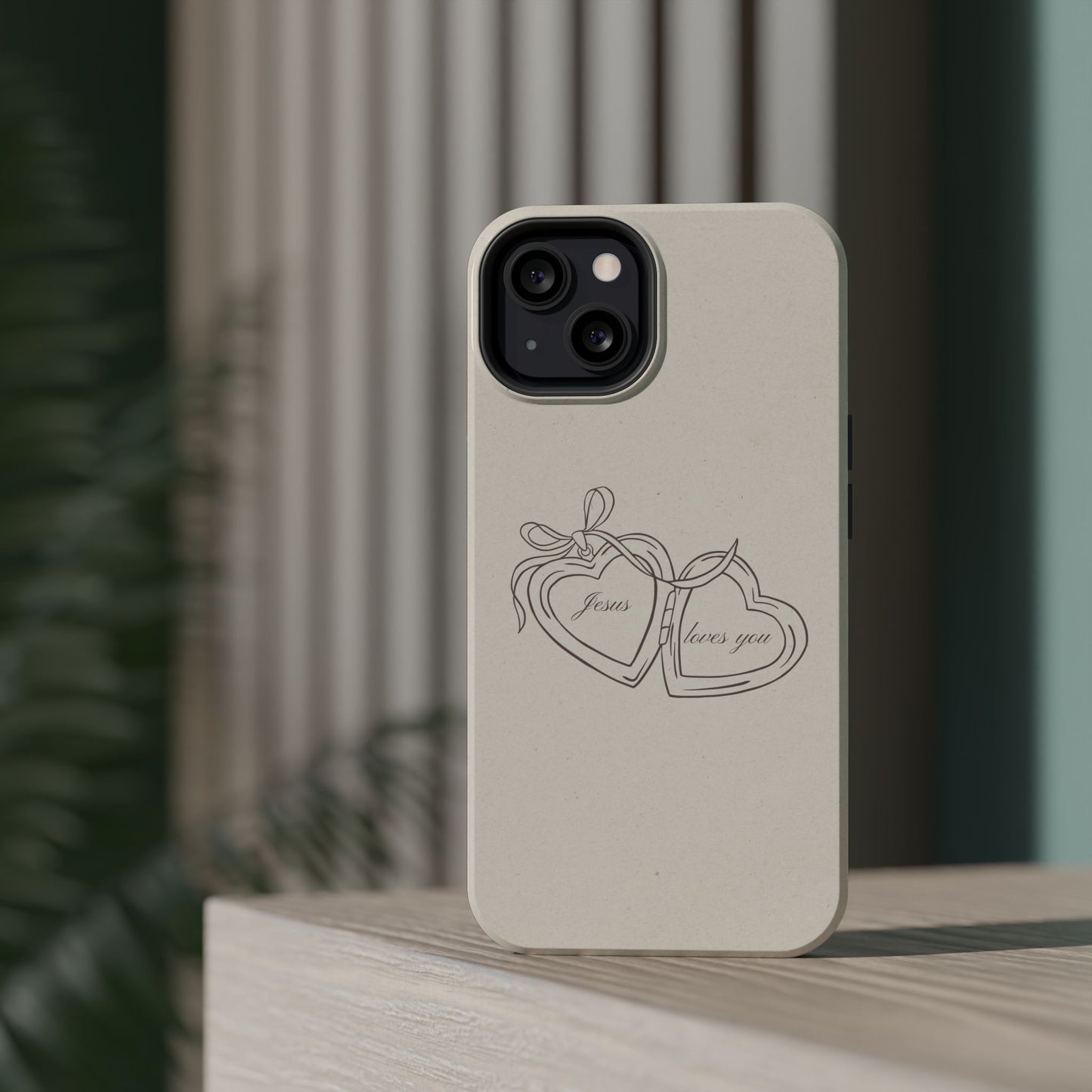 Jesus loves you Locket MagSafe Phone Case