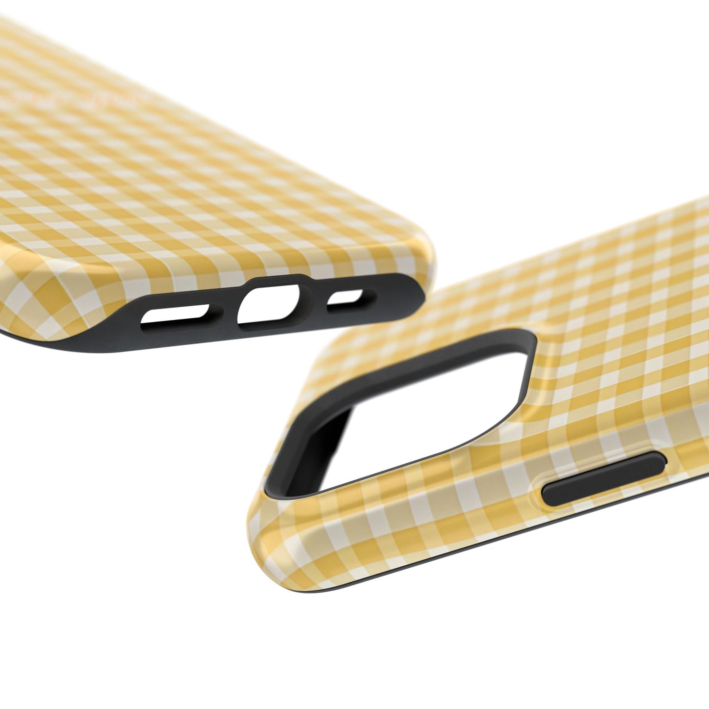 Jesus loves you Gingham Yellow Phone Case MagSafe