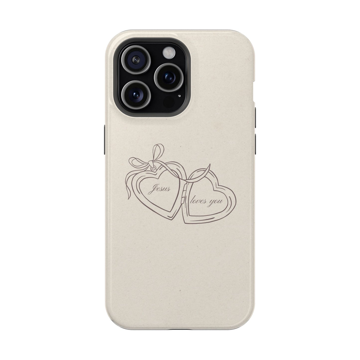 Jesus loves you Locket MagSafe Phone Case