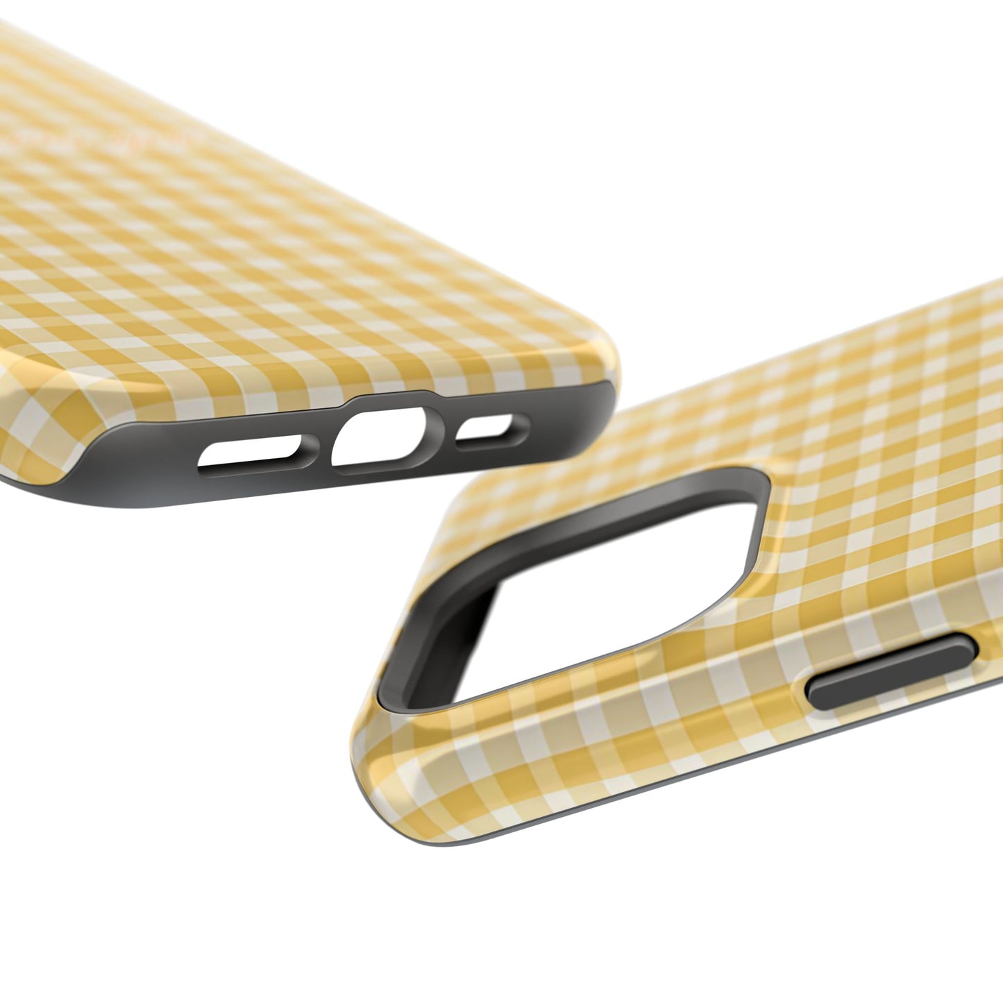 Jesus loves you Gingham Yellow Phone Case MagSafe