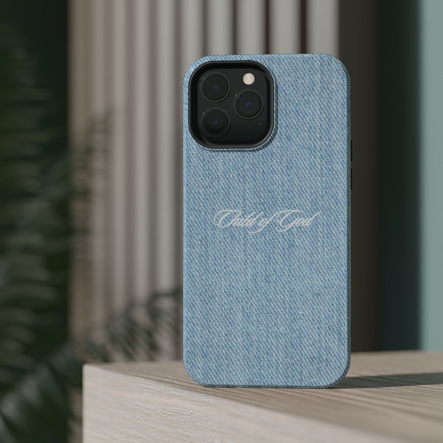 Child of God Denim Phone Case MagSafe