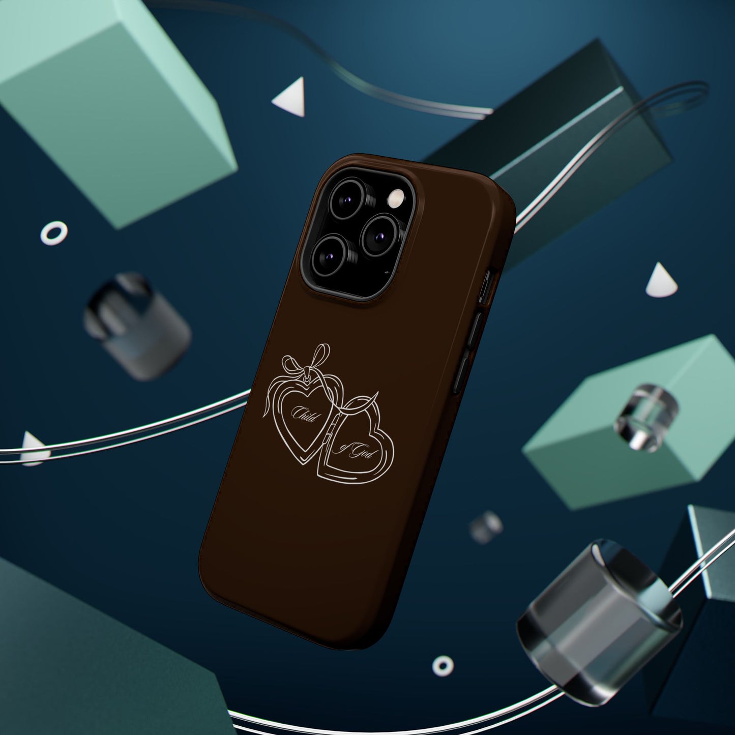 Child of God Locket Espresso Phone Case MagSafe