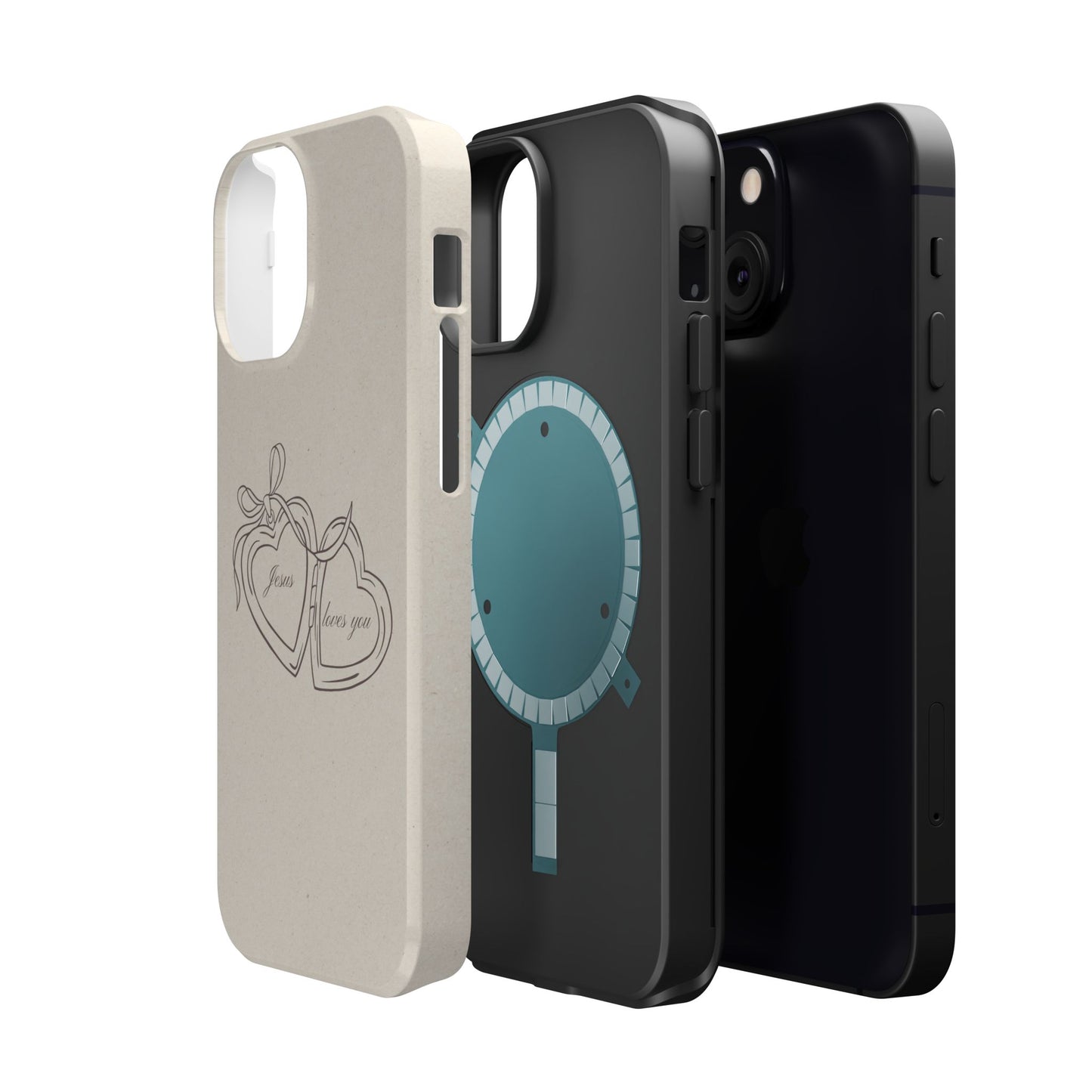 Jesus loves you Locket MagSafe Phone Case