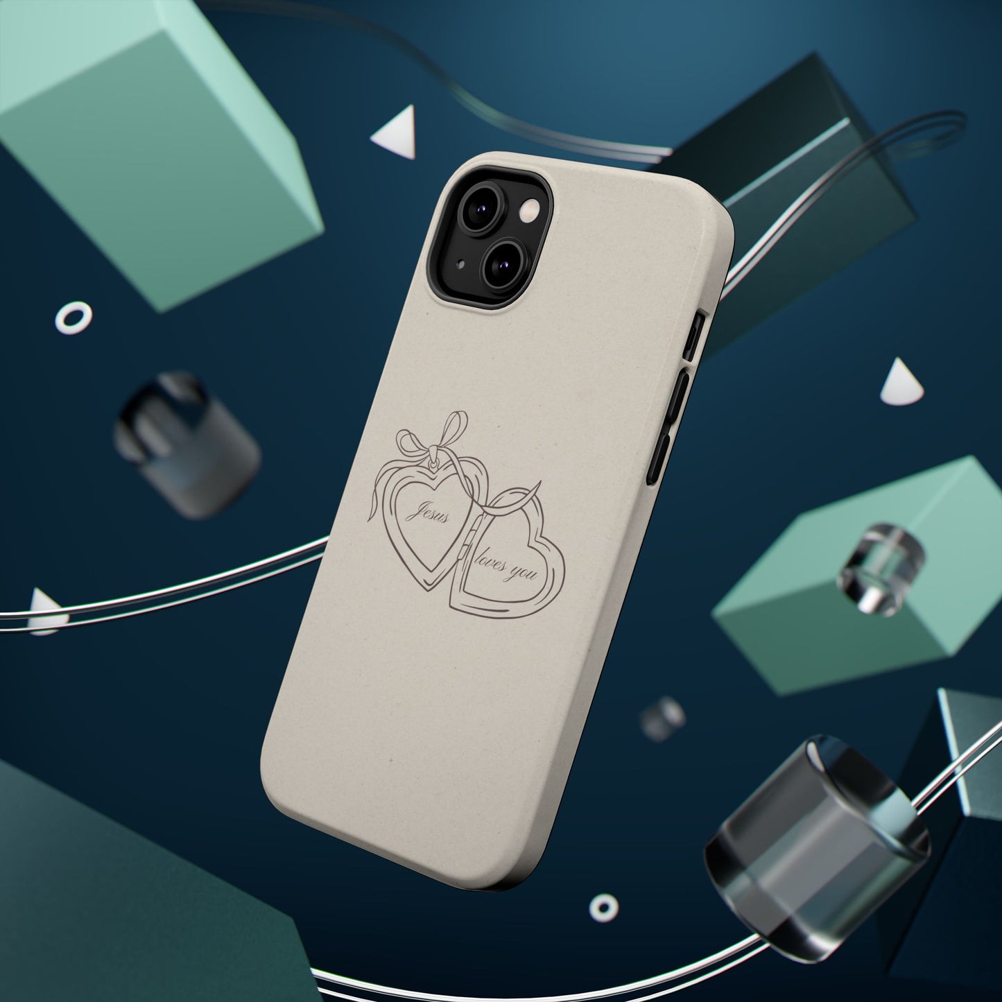 Jesus loves you Locket MagSafe Phone Case