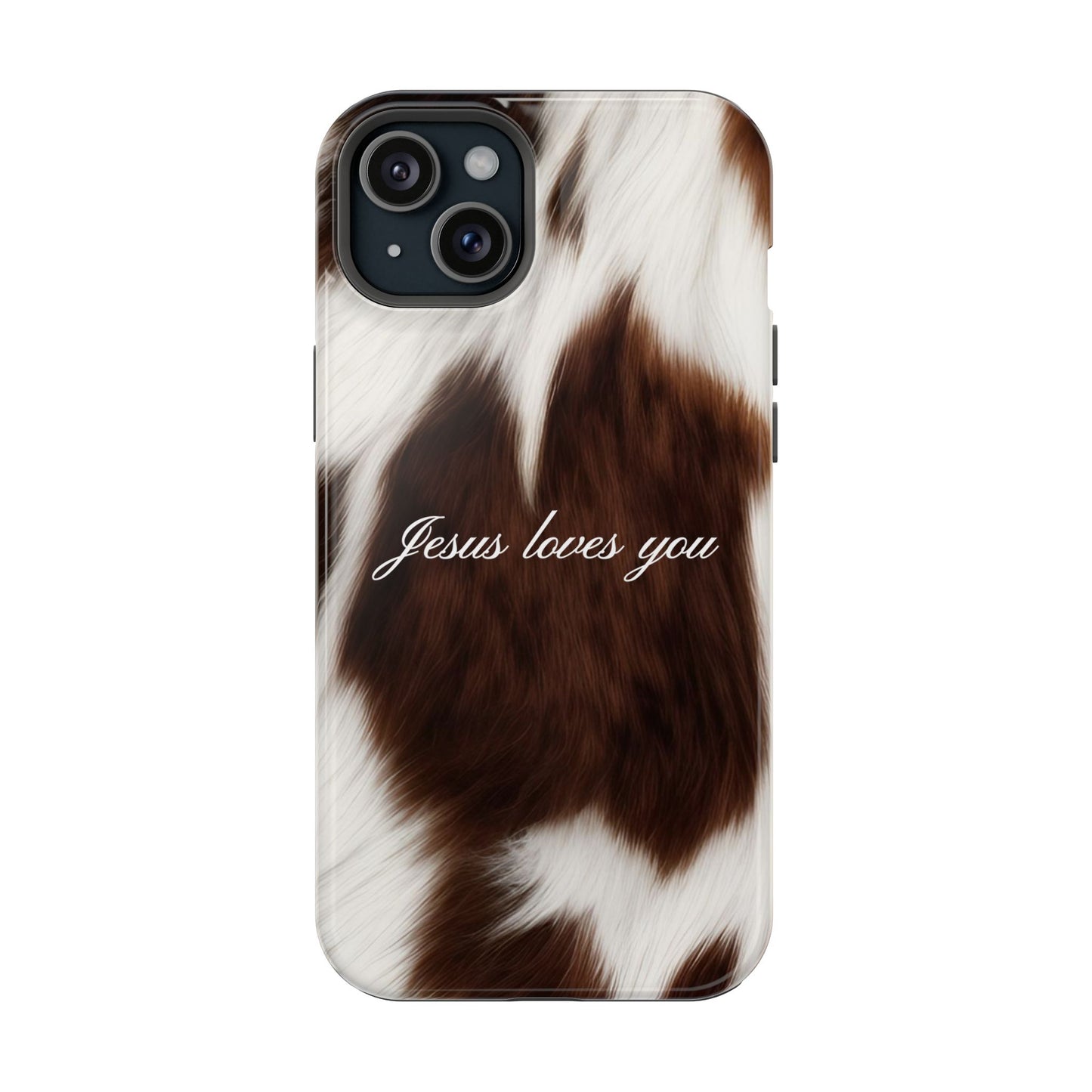Jesus loves you Cow MagSafe Phone Case