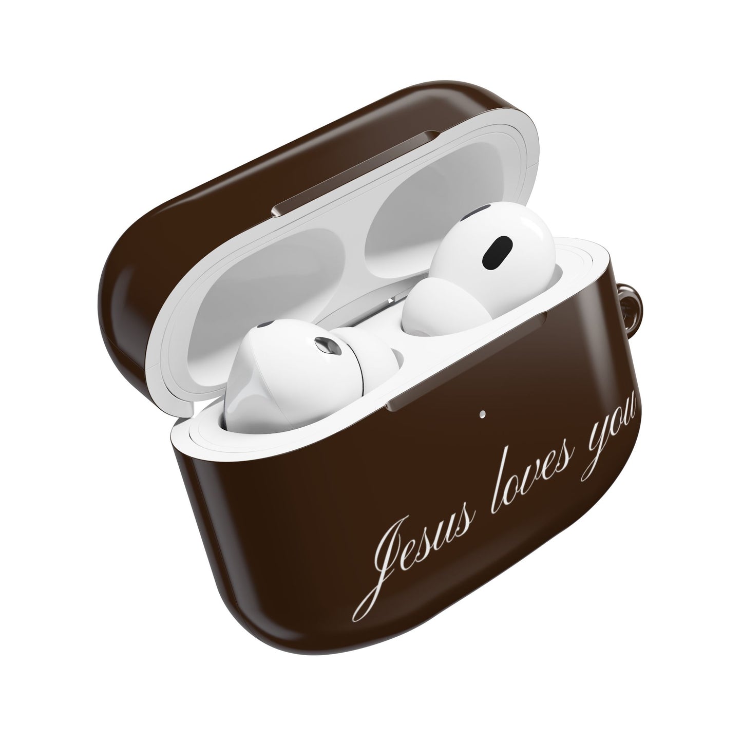 Jesus loves you Espresso AirPods Case