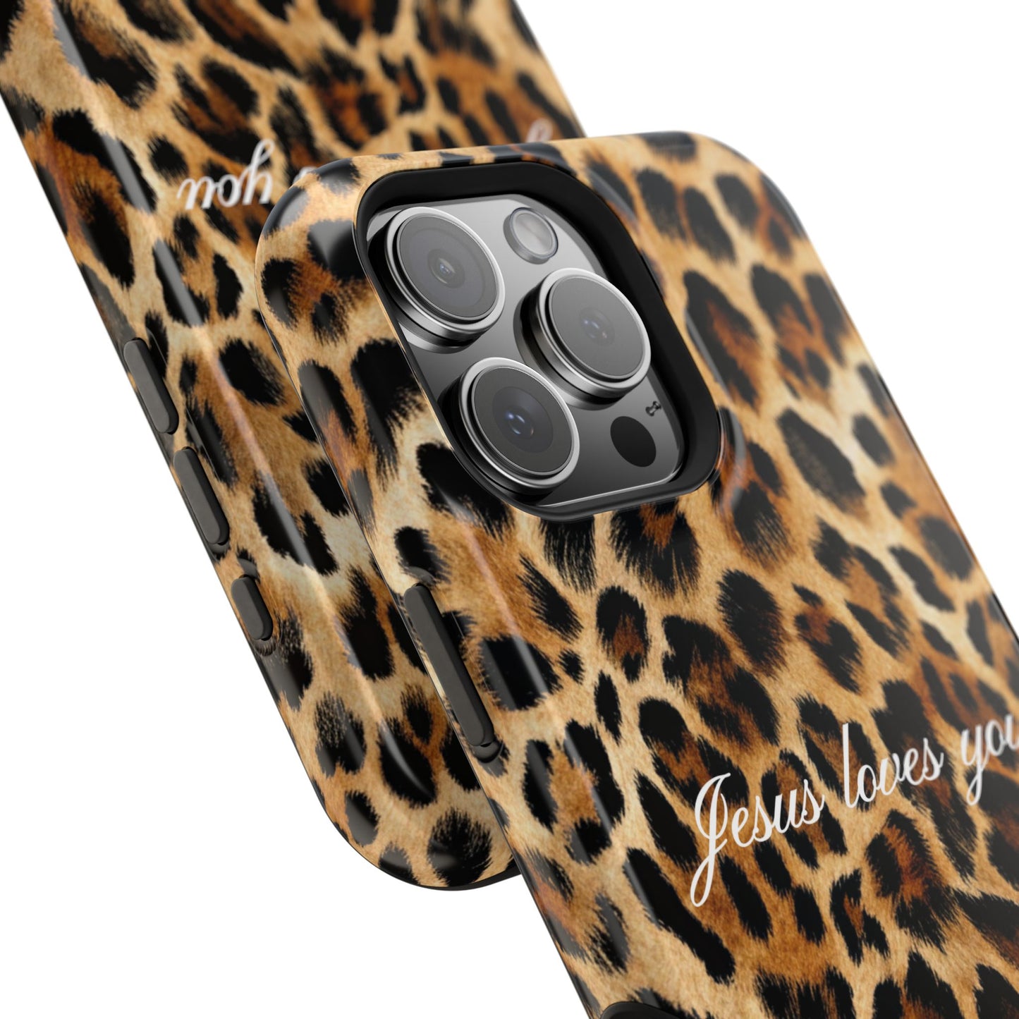 Jesus loves you Leopard Phone Case MagSafe