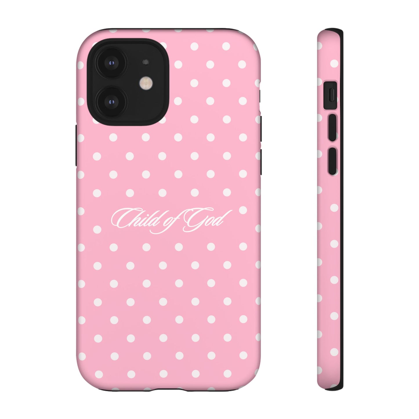 Child of God Pink Polka Dot Phone Case