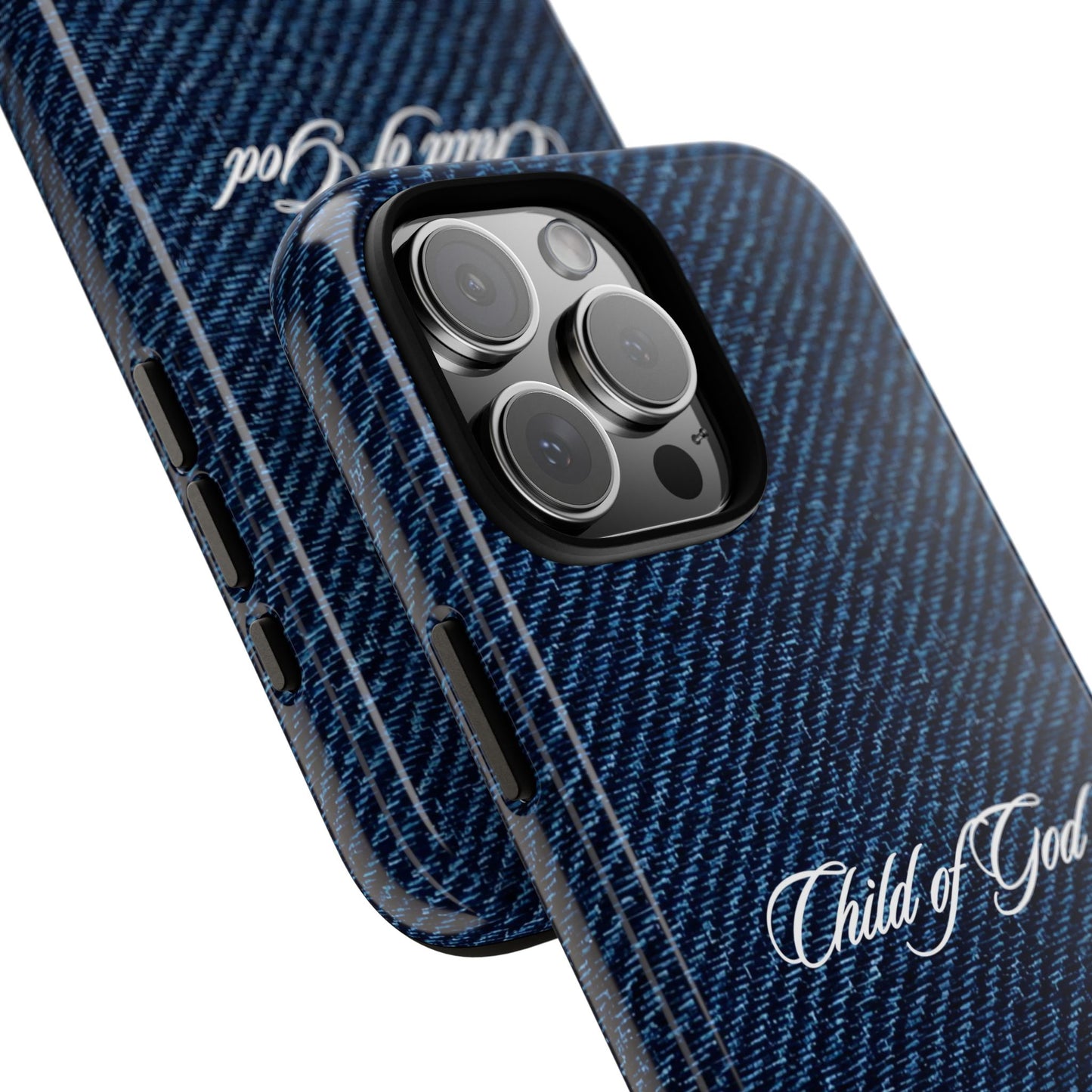Child of God Denim Phone Case