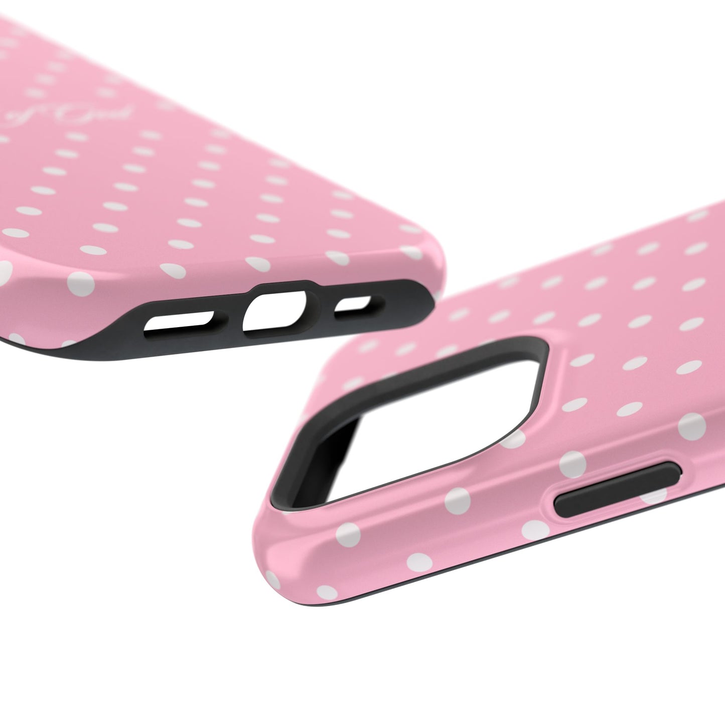 Child of God Pink Polka Dot Phone Case MagSafe