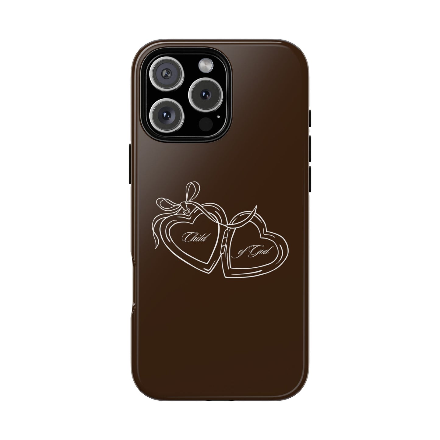 Child of God Locket Espresso Phone Case